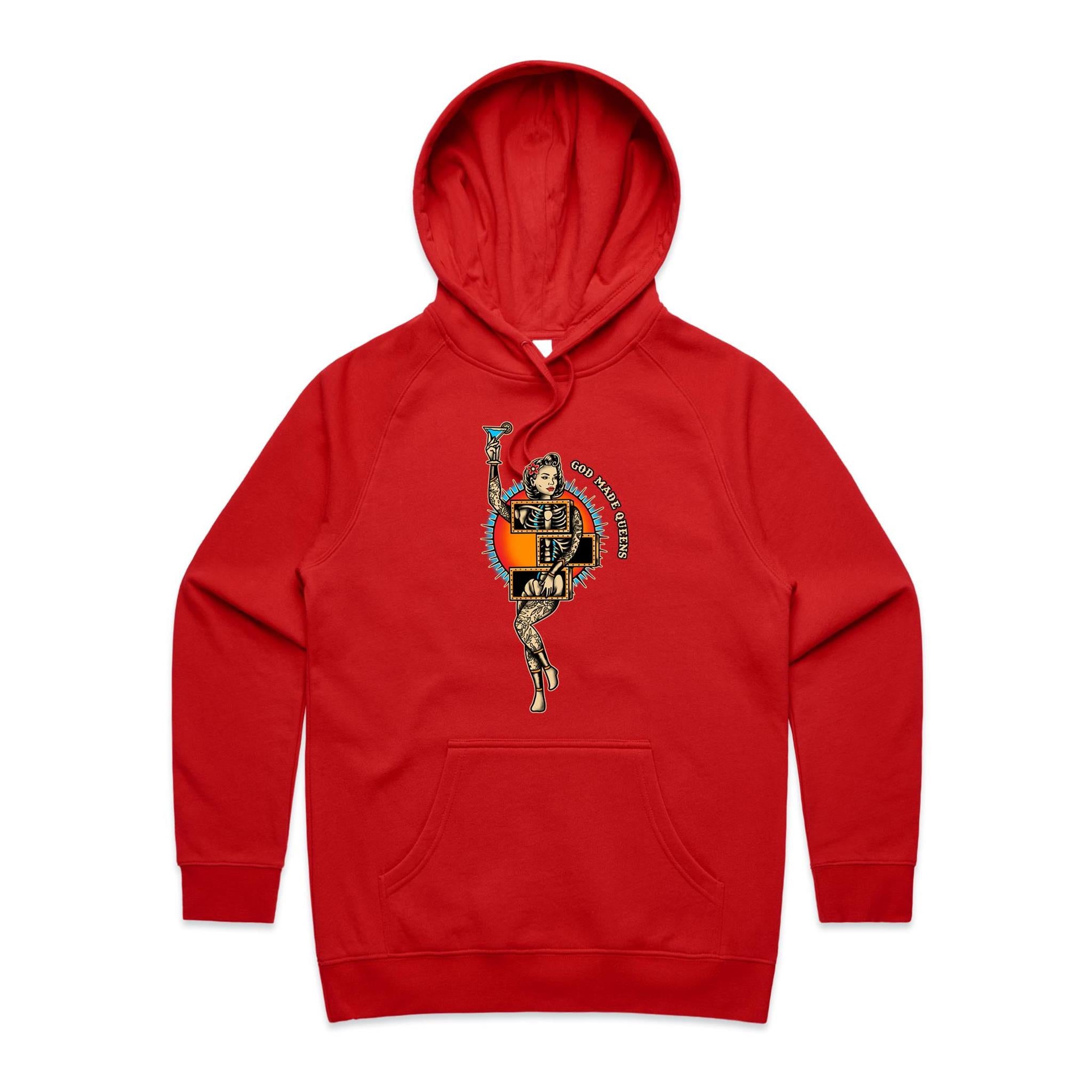 X-RATED MARTINI Hoodie Front Print