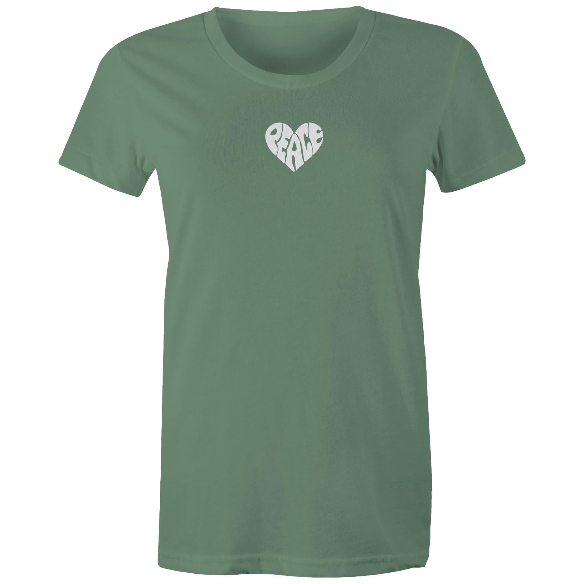 PEACE & LOVE T-Shirt Back Print