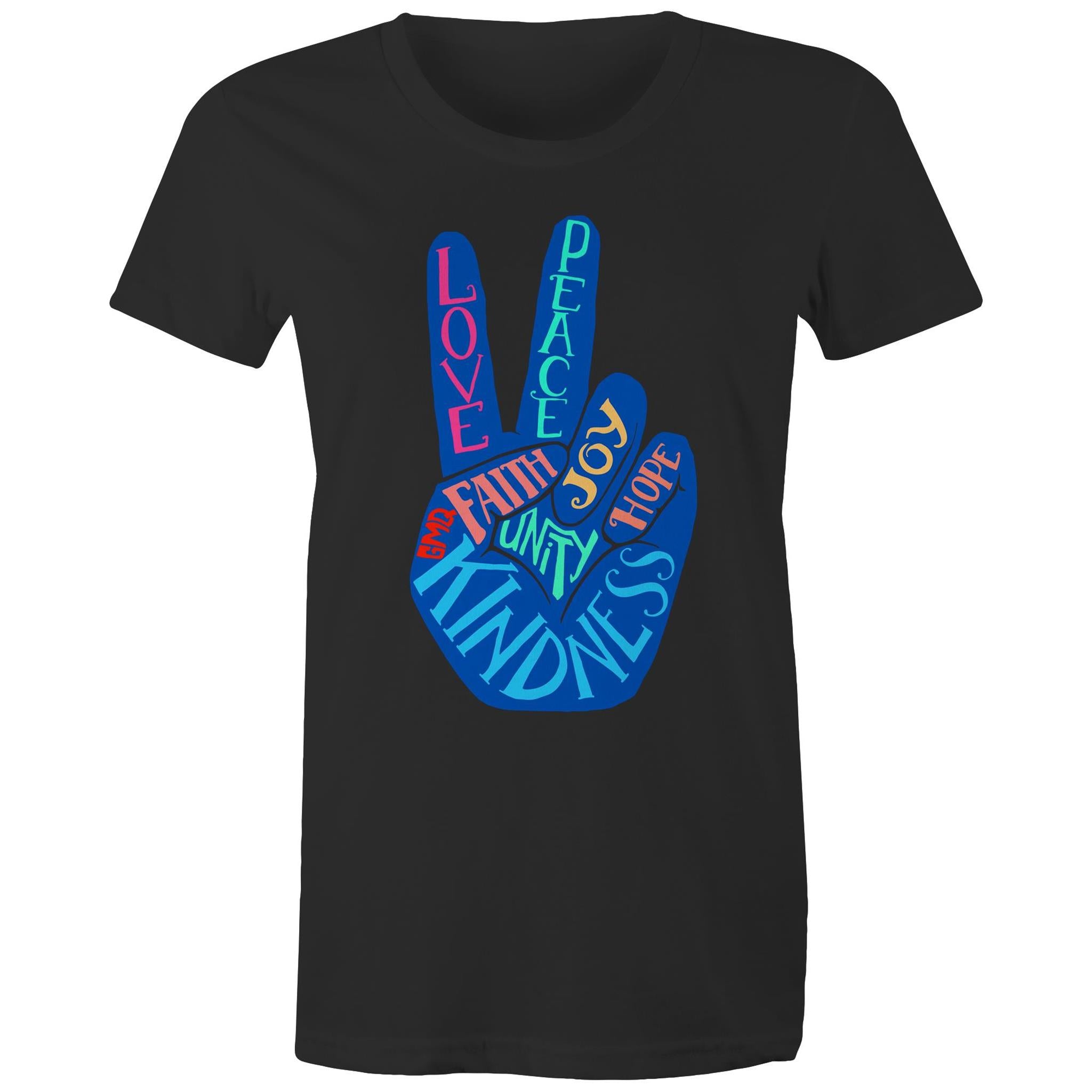 PEACE & UNITY T-Shirt Front Print