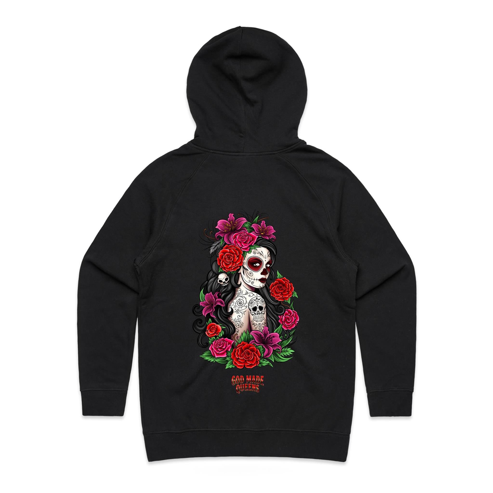 EL AMOR NEVER DIES Hoodie Back Print