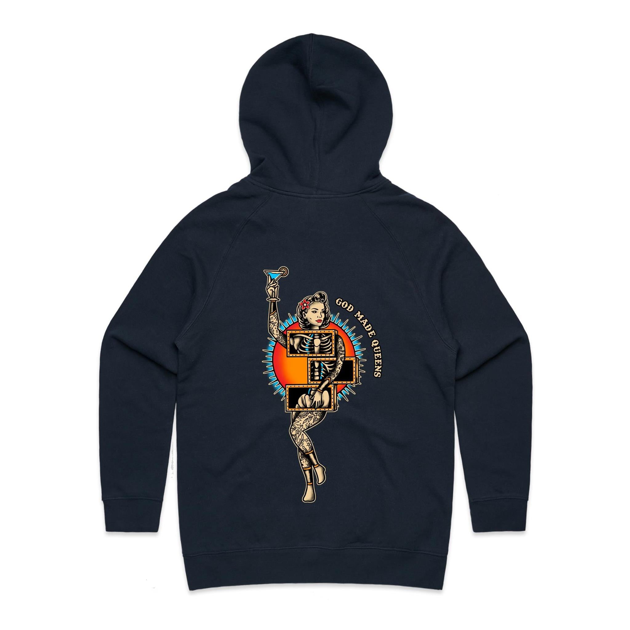 X-RATED MARTINI Hoodie Back Print