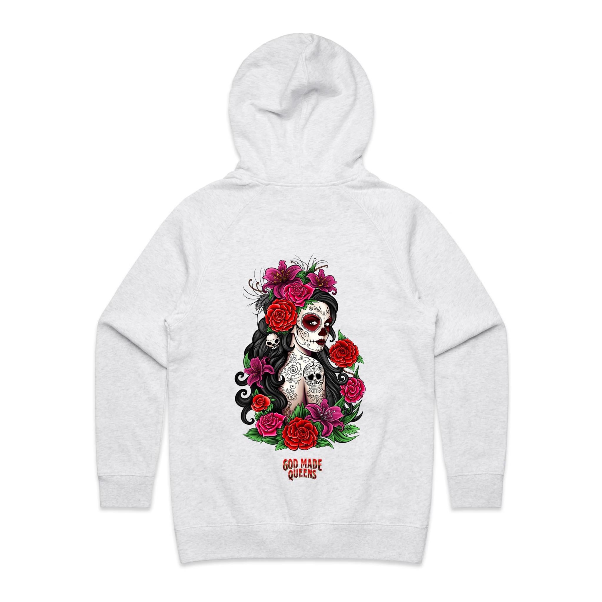 EL AMOR NEVER DIES Hoodie Back Print