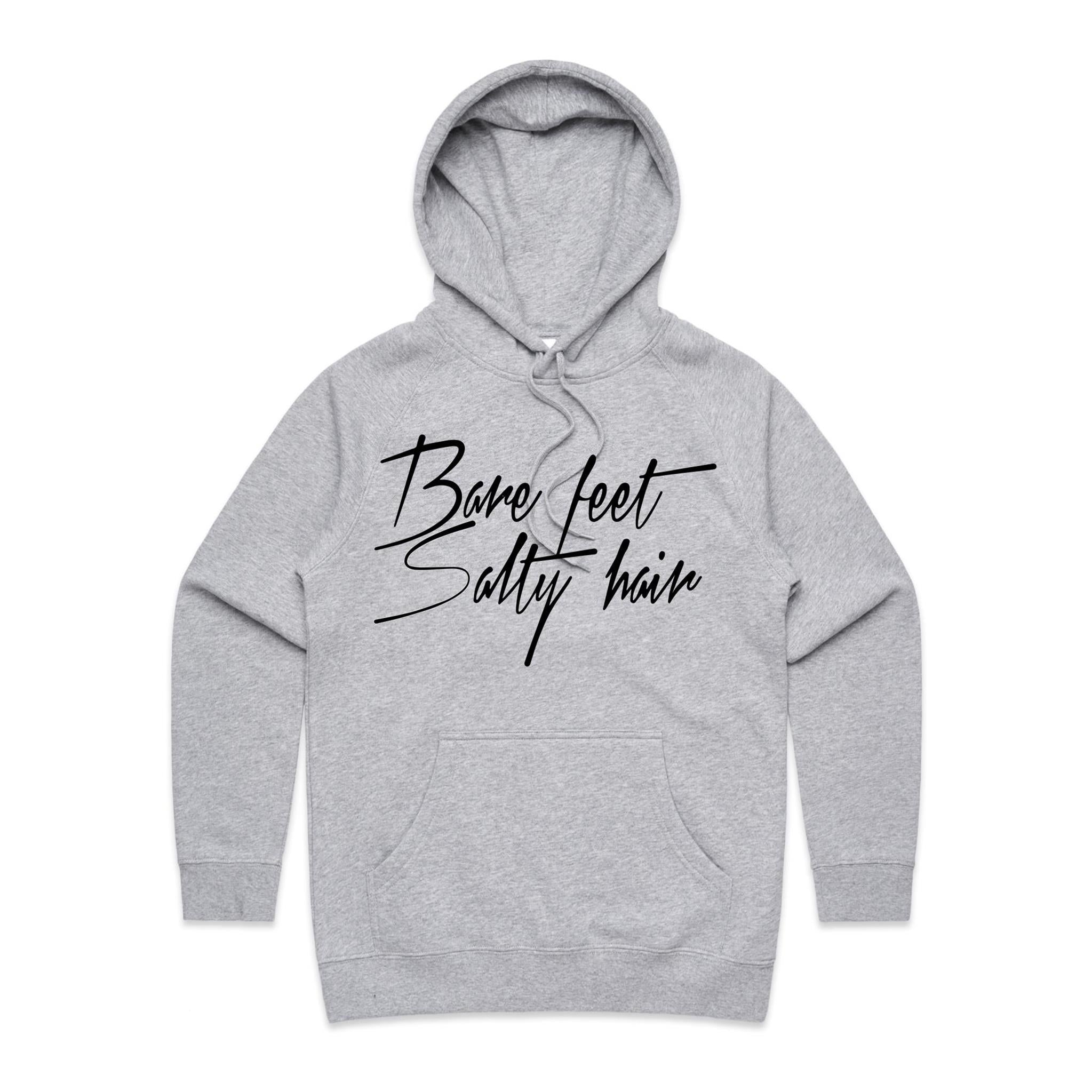 BARE FEET Hoodie Front Print