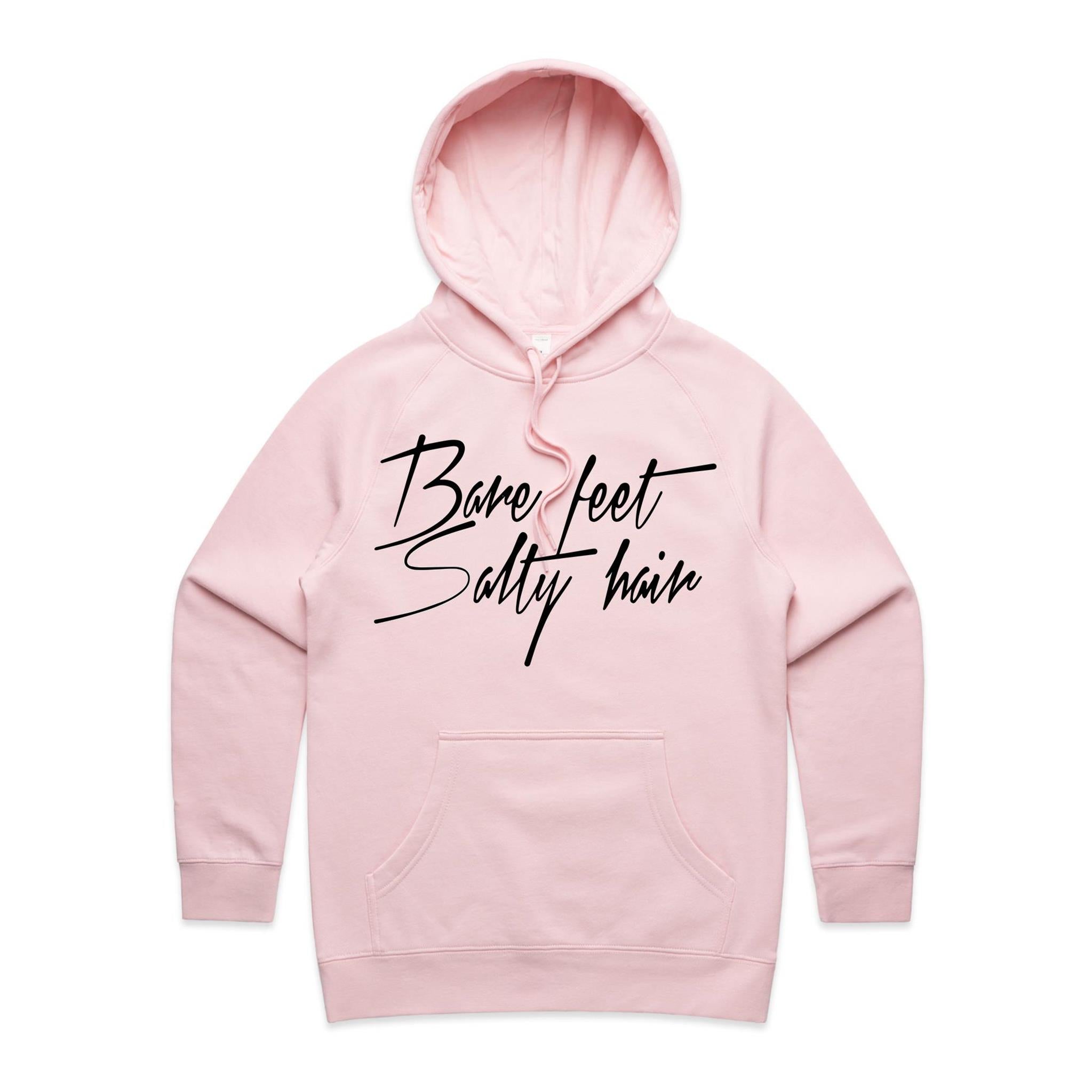 BARE FEET Hoodie Front Print