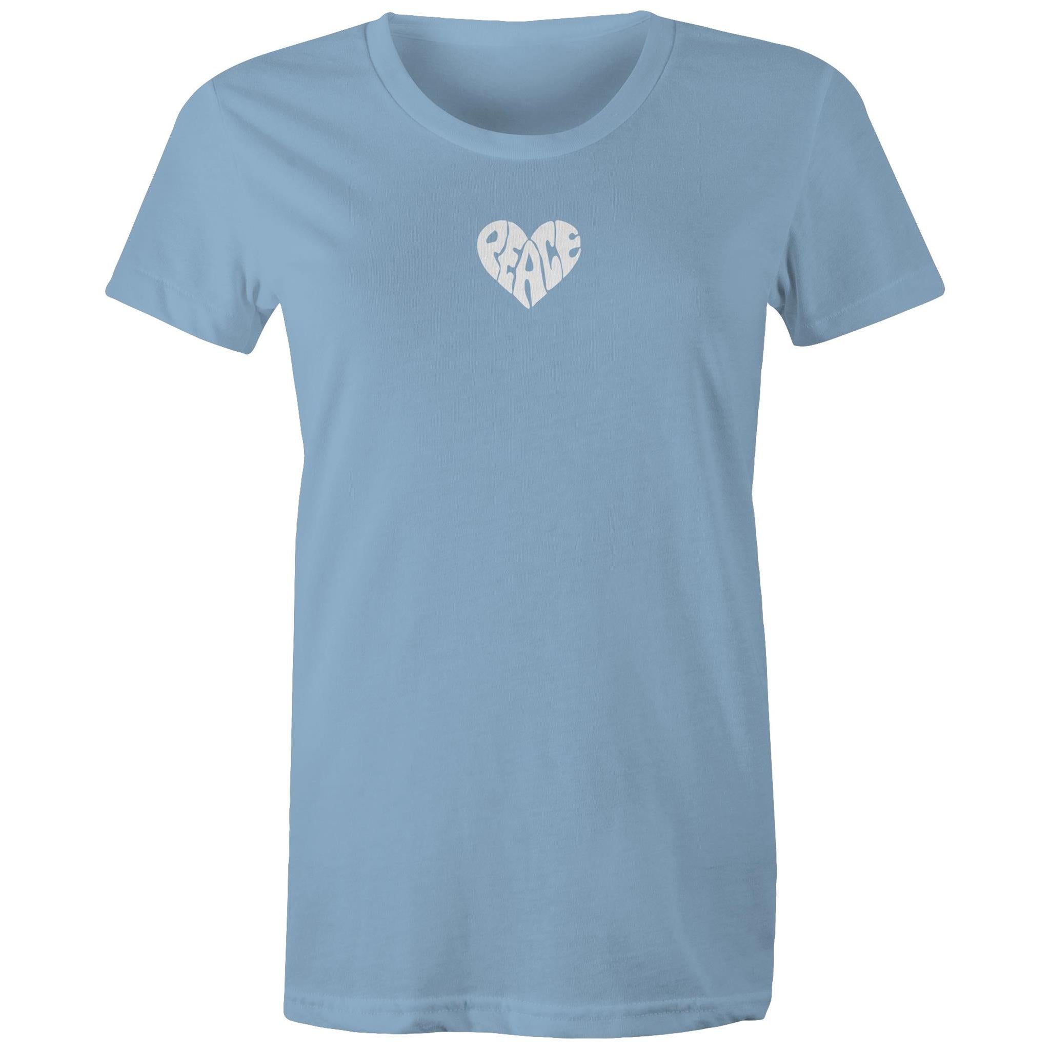 PEACE & LOVE T-Shirt Back Print