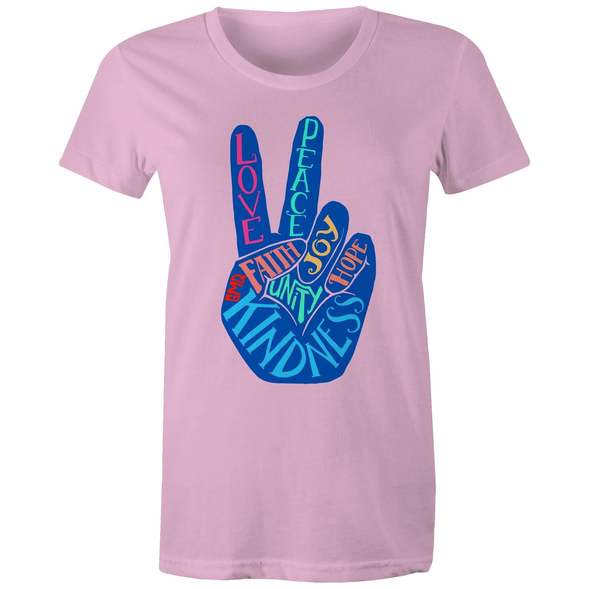 PEACE & UNITY T-Shirt Front Print