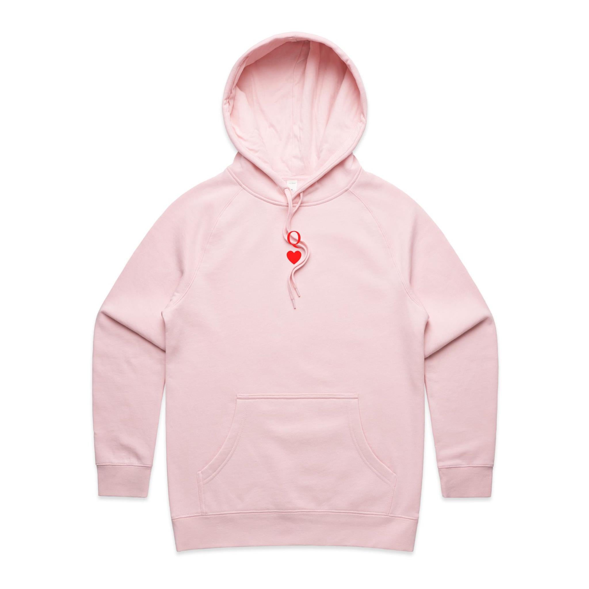 QUEEN OF HEARTS Hoodie Back Print