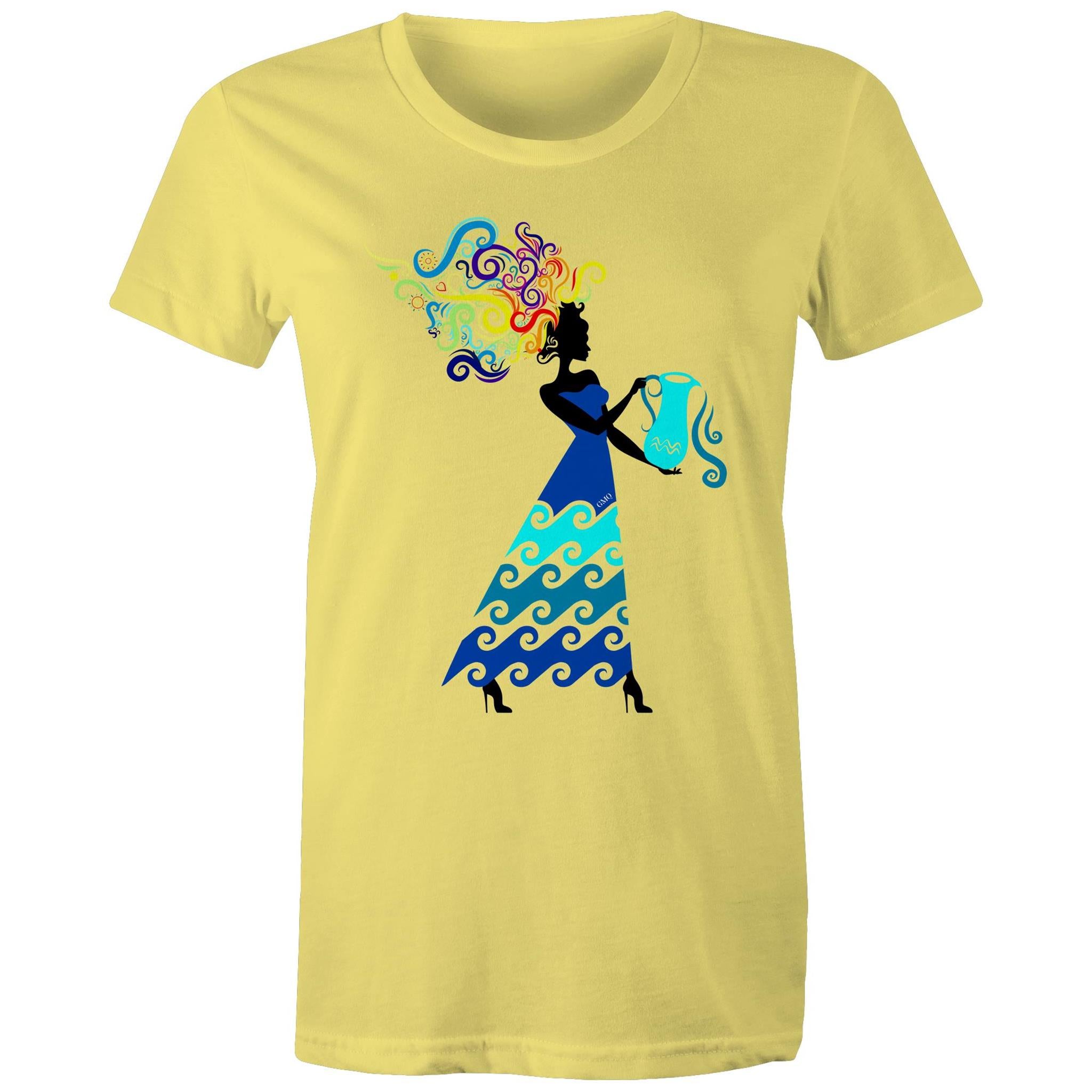 AQUARIUS T-Shirt Front Print