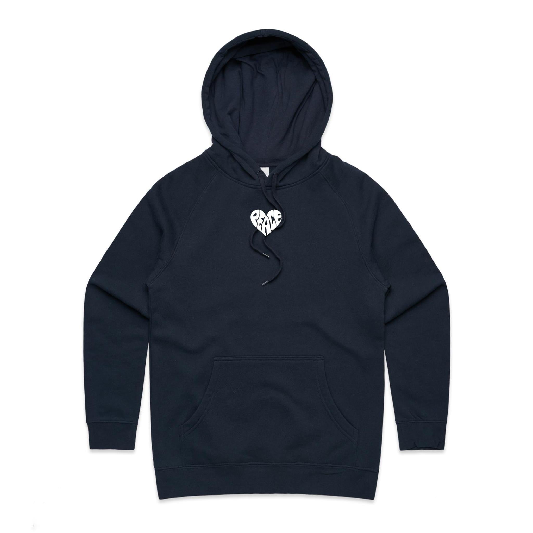 PEACE & LOVE Hoodie Back Print