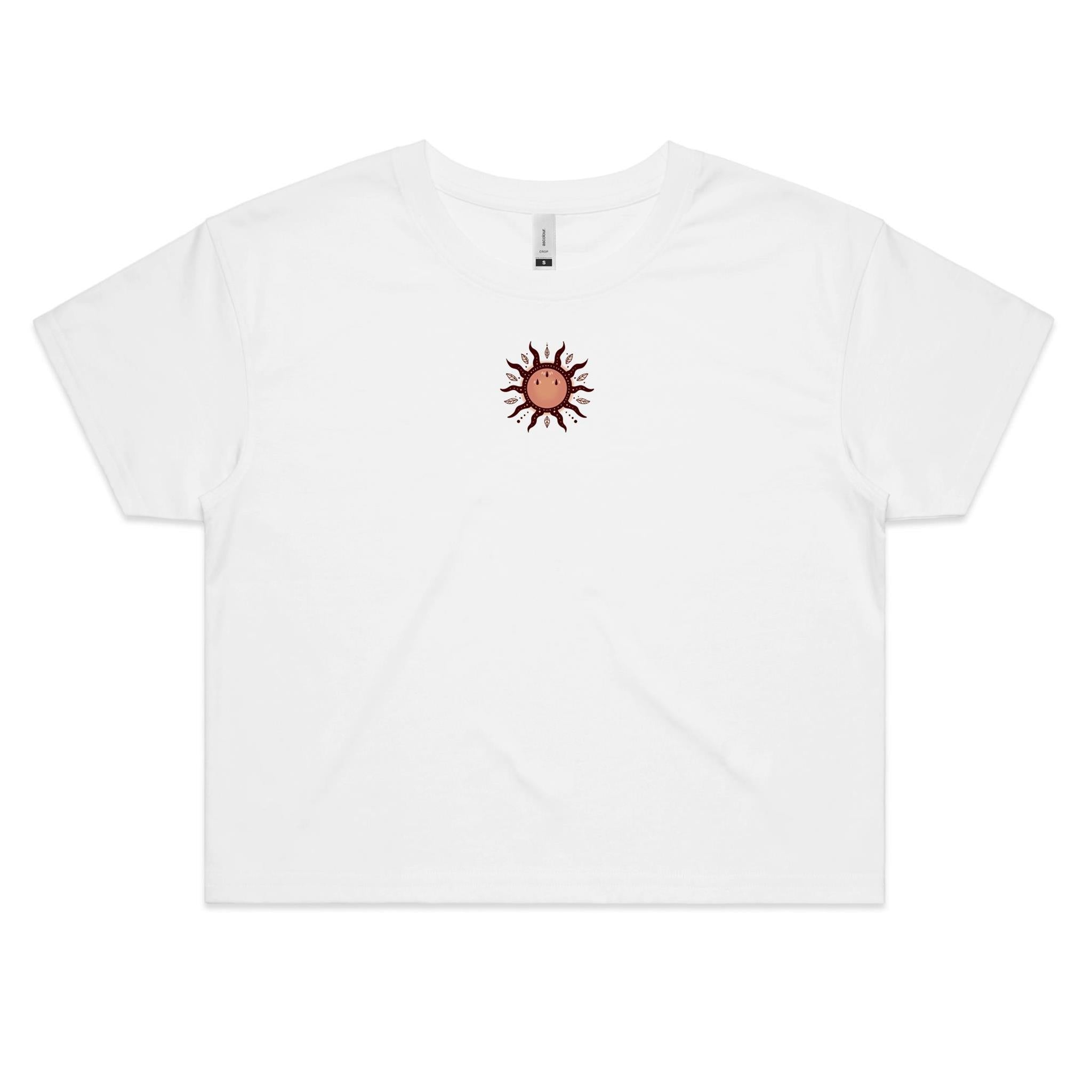 SUN GAZER Crop Back Print