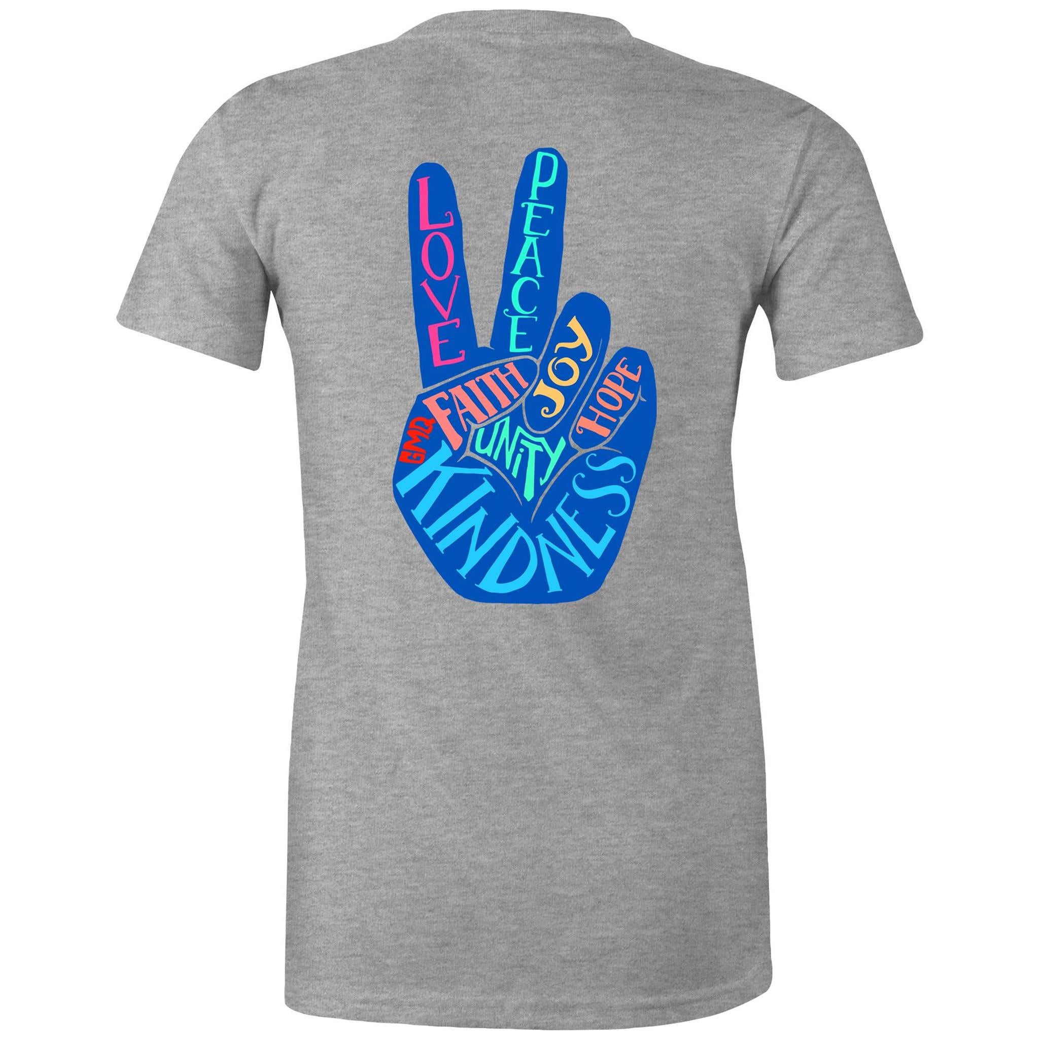 PEACE & UNITY T-Shirt Back Print