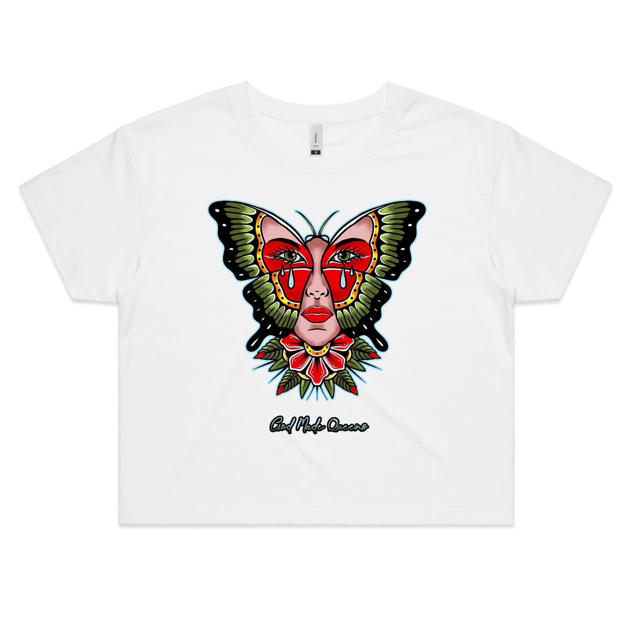 BUTTERFLY EFFECT Crop Front Print