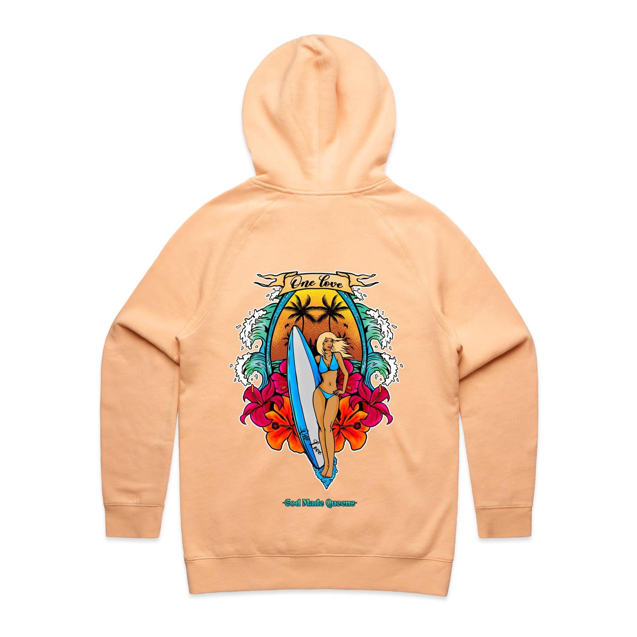 ONE LOVE Hoodie Back Print