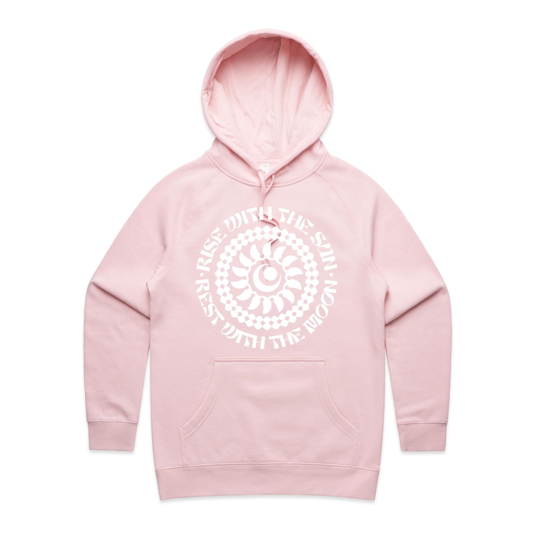 RISE WITH THE SUN Hoodie Front Print