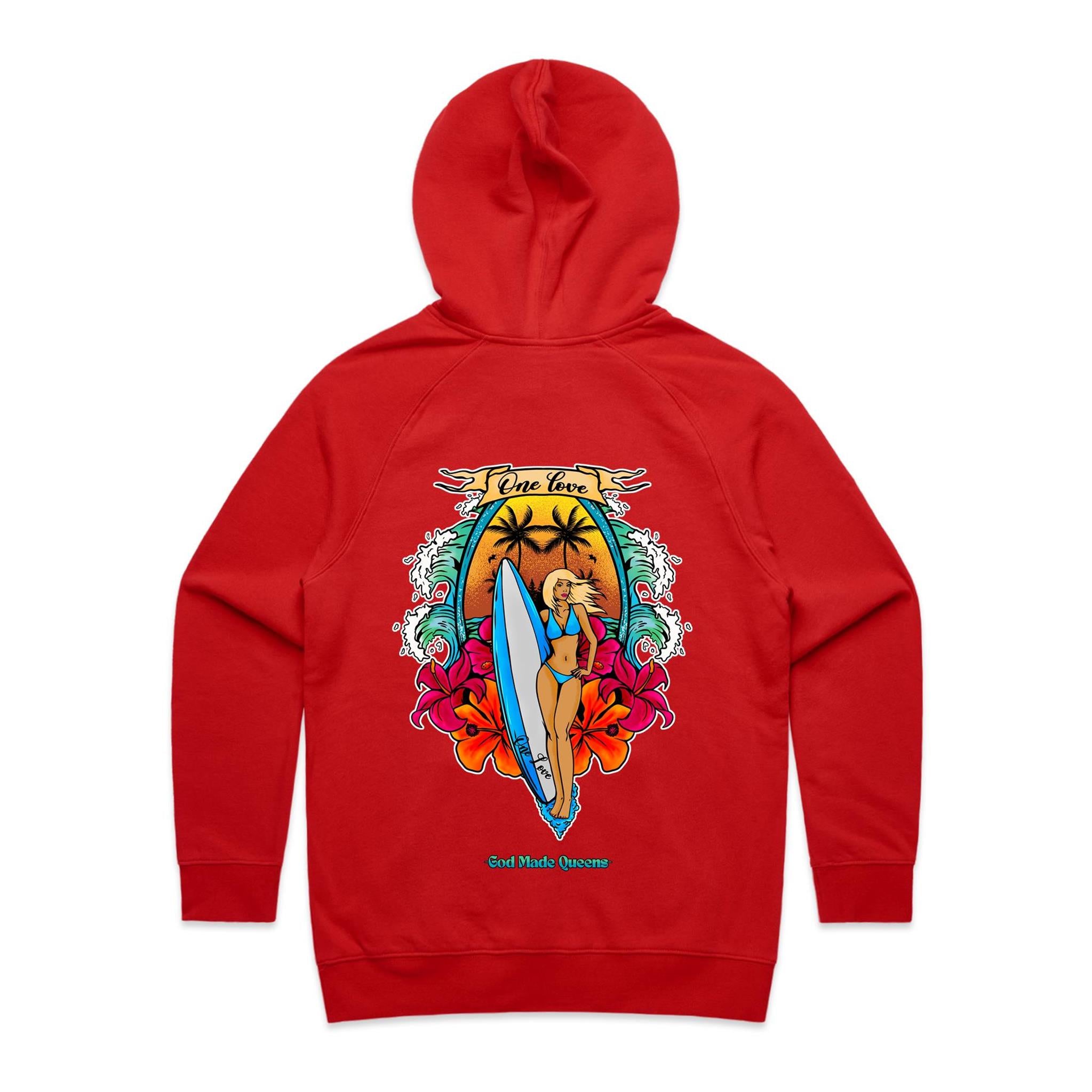 ONE LOVE Hoodie Back Print