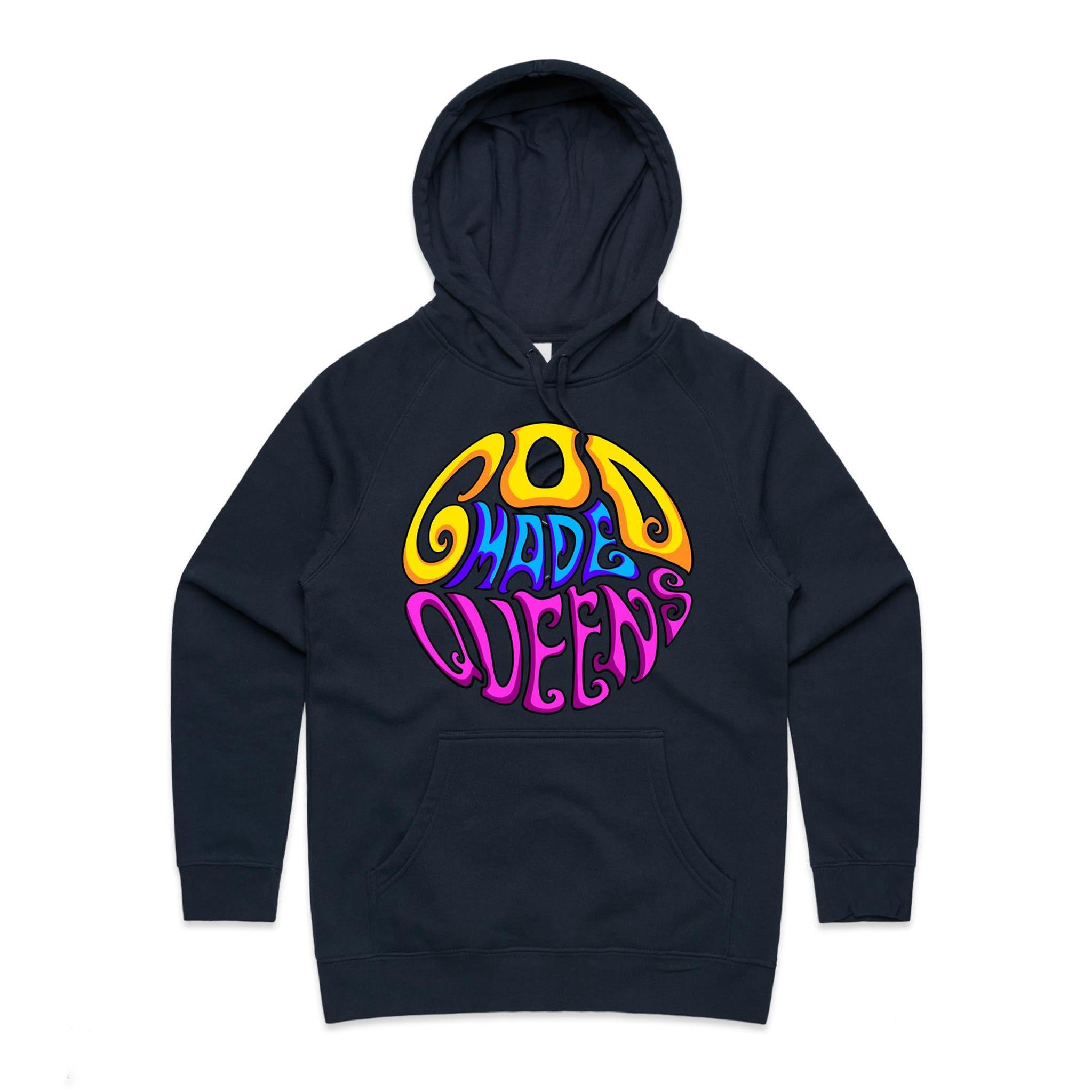 CIRCLE OF QUEENS Hoodie Front Print