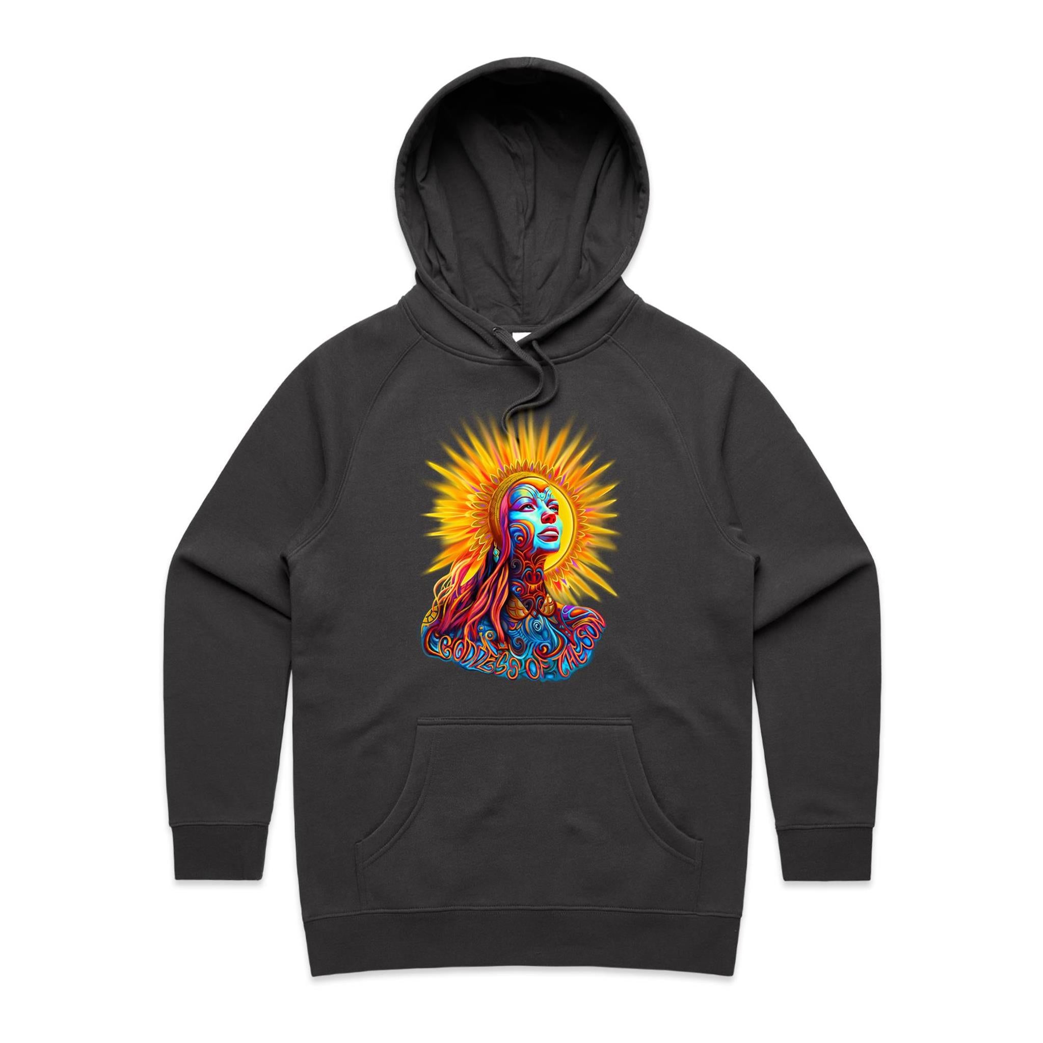 GODDESS OF THE SUN Hoodie Front Print