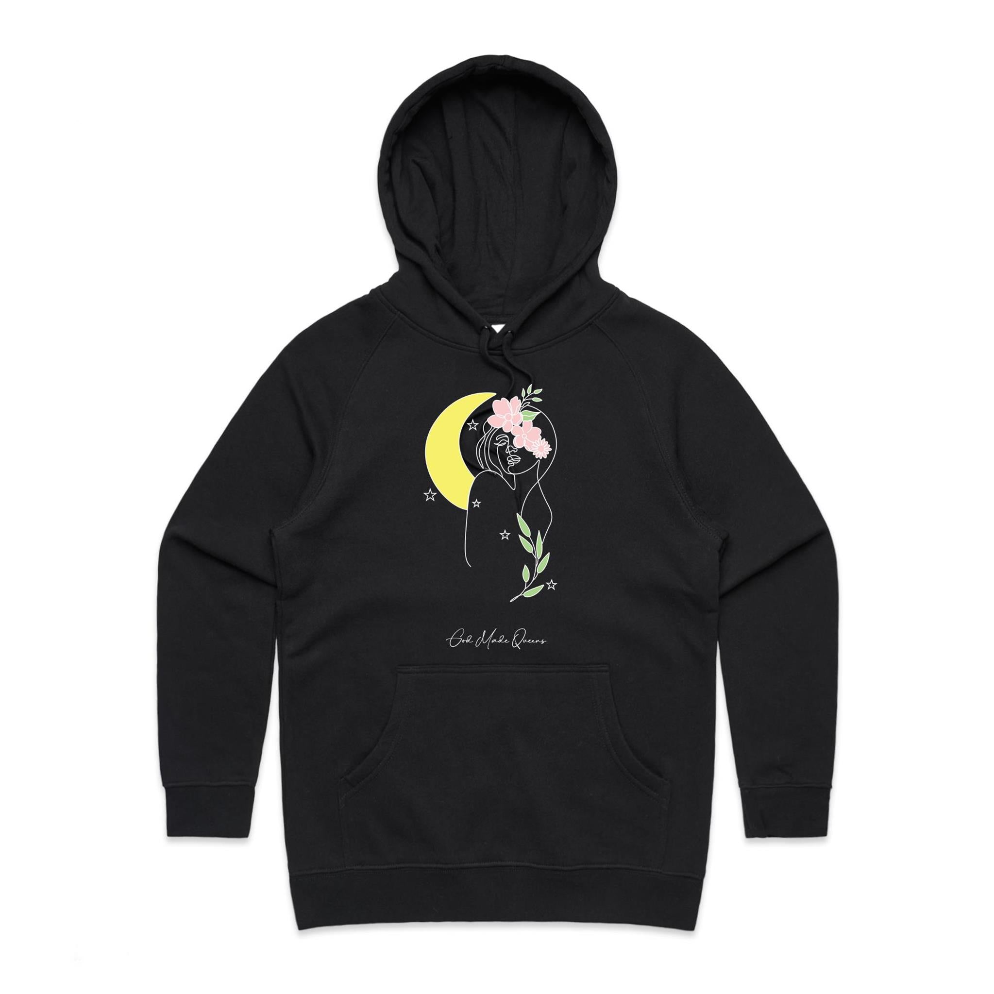 WHEN THE NIGHT FALLS Hoodie Front Print