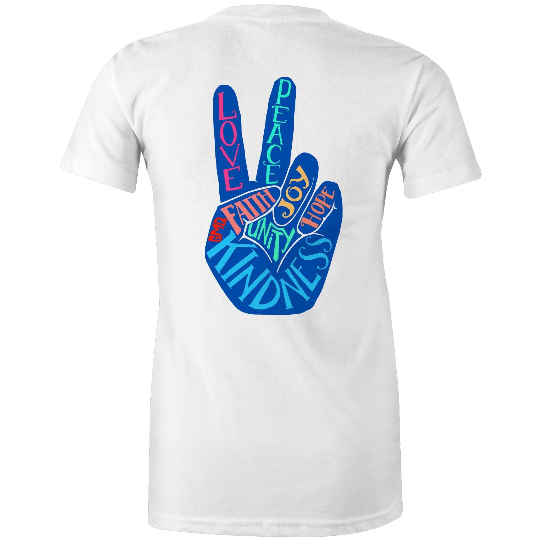 PEACE & UNITY T-Shirt Back Print