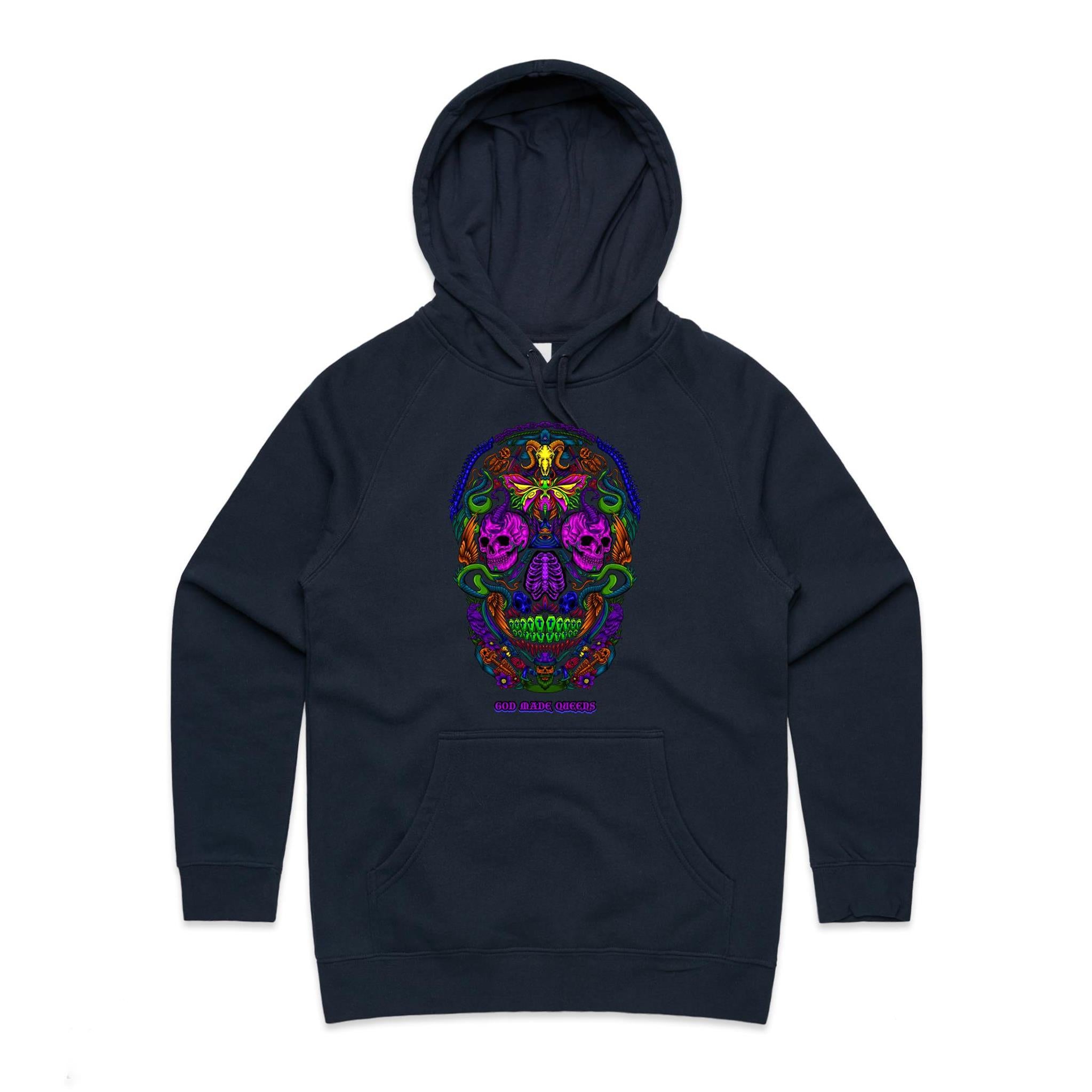 QUEENS IN PEACE Hoodie Front Print