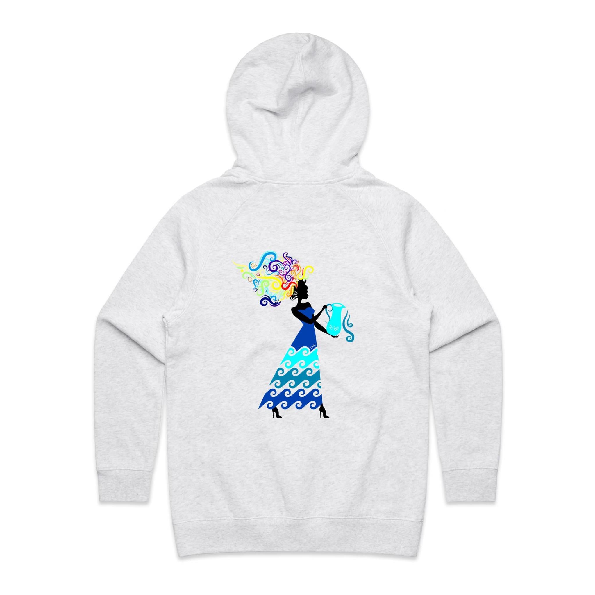 AQUARIUS Hoodie Back Print