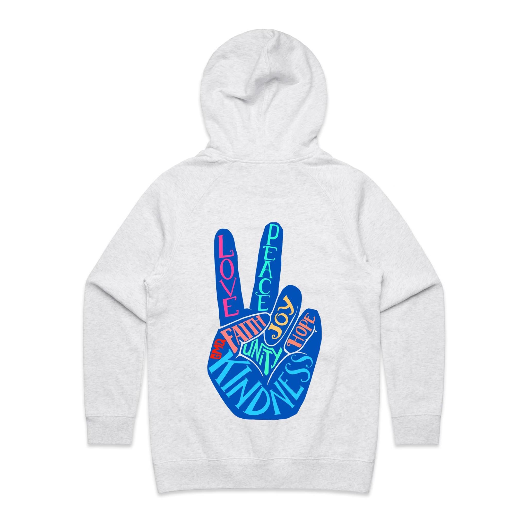 PEACE & UNITY Hoodie Back Print