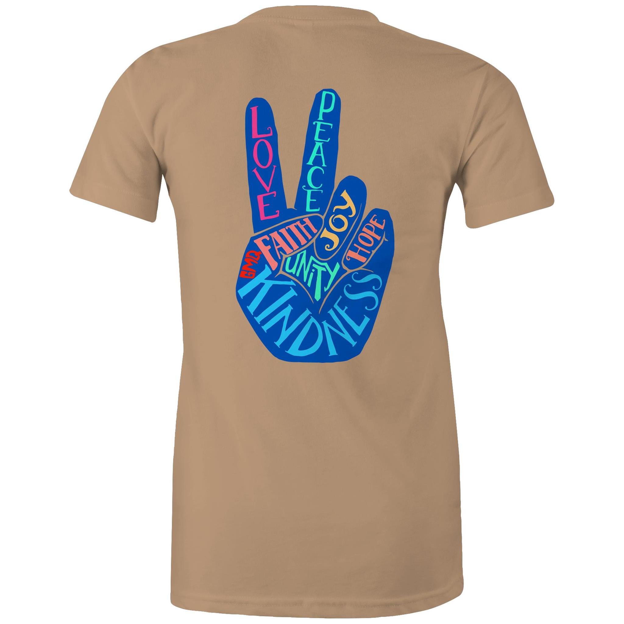 PEACE & UNITY T-Shirt Back Print