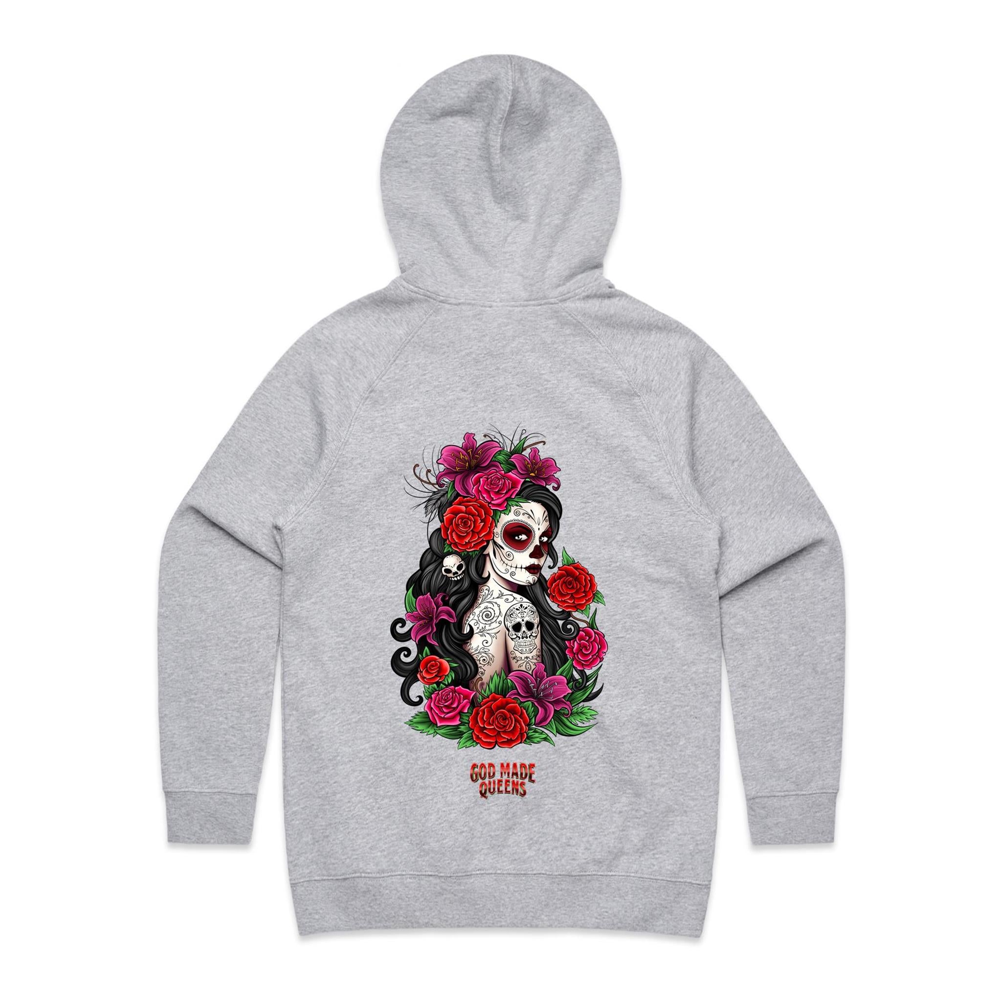 EL AMOR NEVER DIES Hoodie Back Print