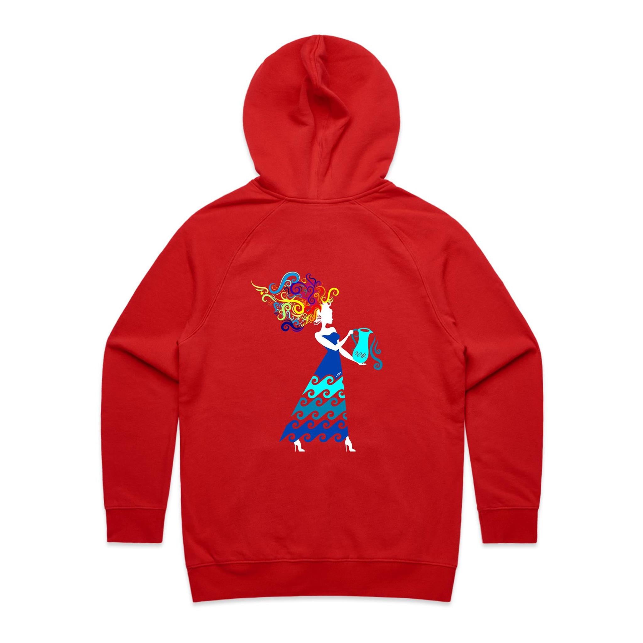 AQUARIUS Hoodie Back Print