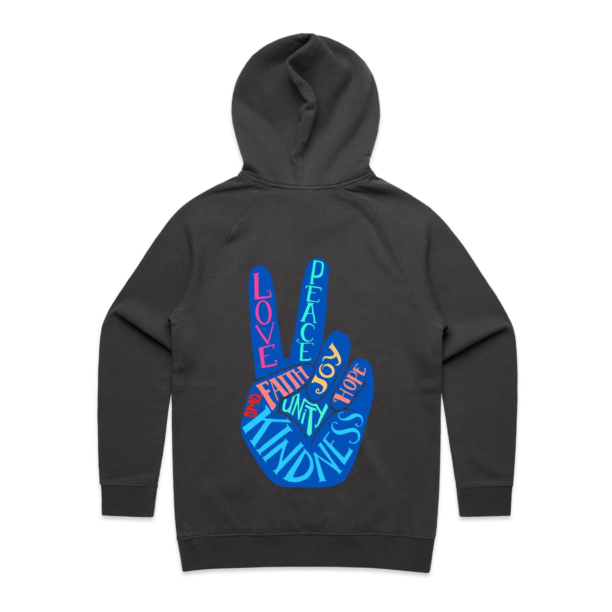 PEACE & UNITY Hoodie Back Print