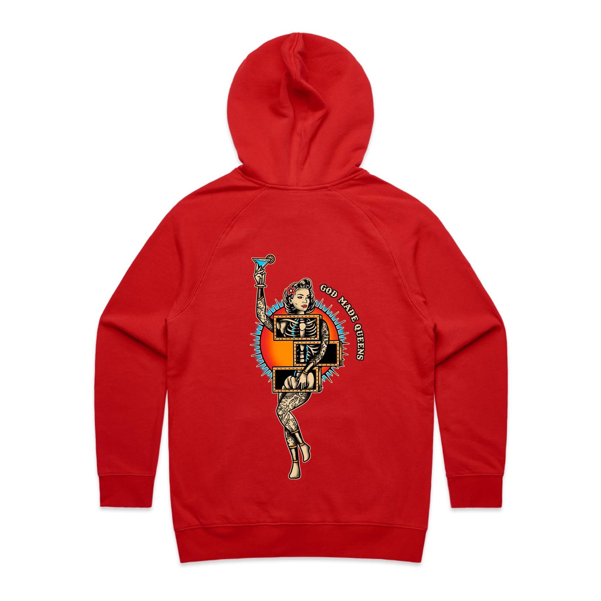 X-RATED MARTINI Hoodie Back Print