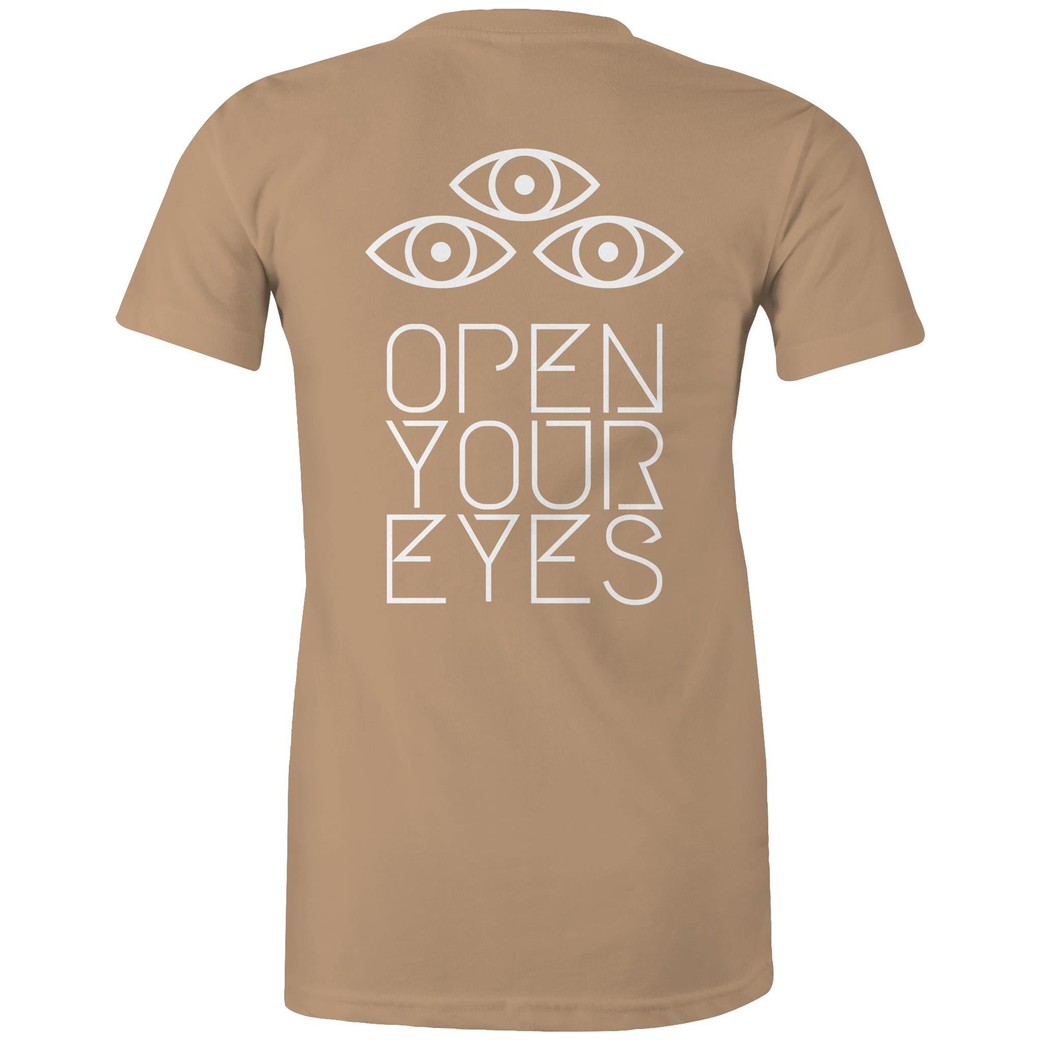 OPEN YOUR EYES T-Shirt Back Print