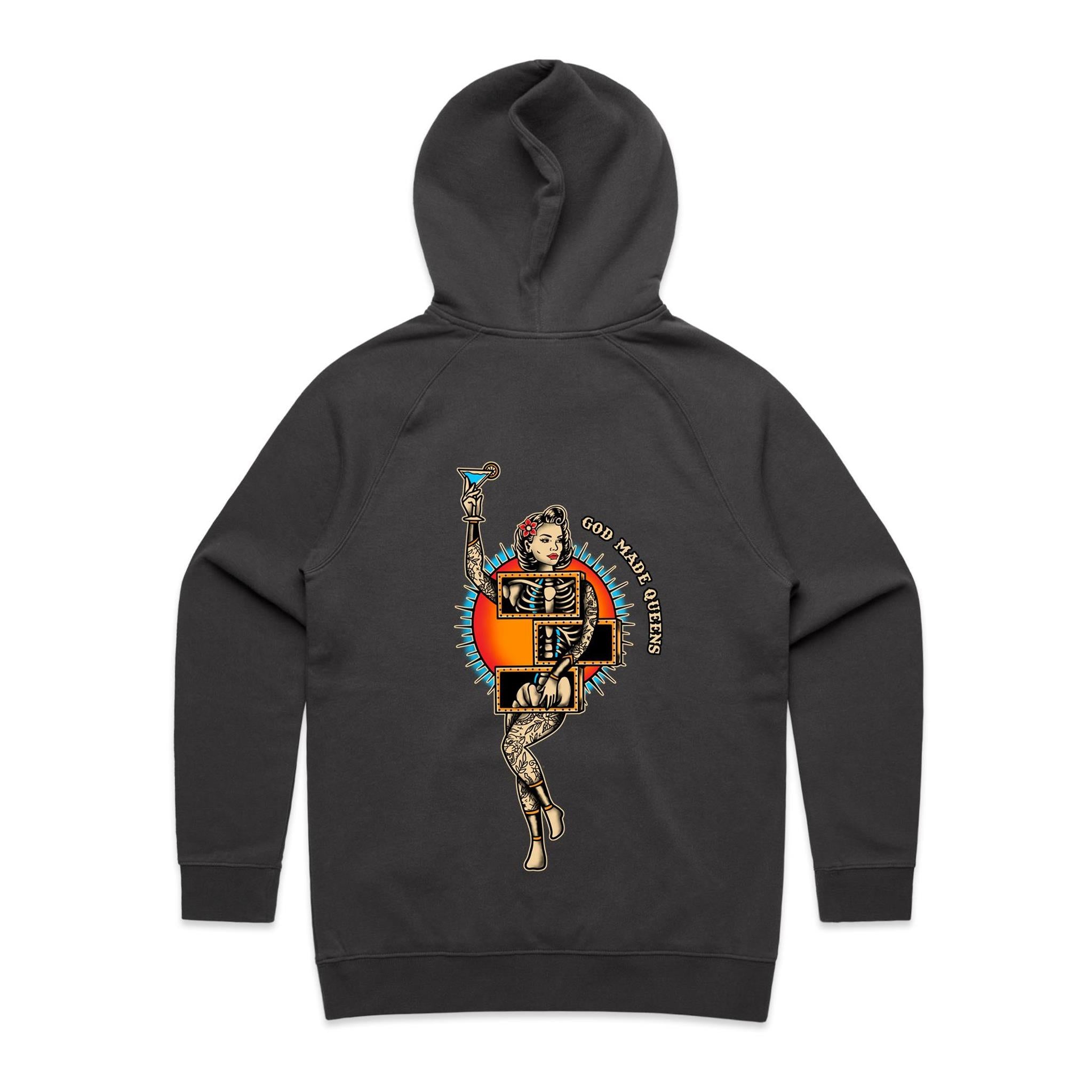 X-RATED MARTINI Hoodie Back Print