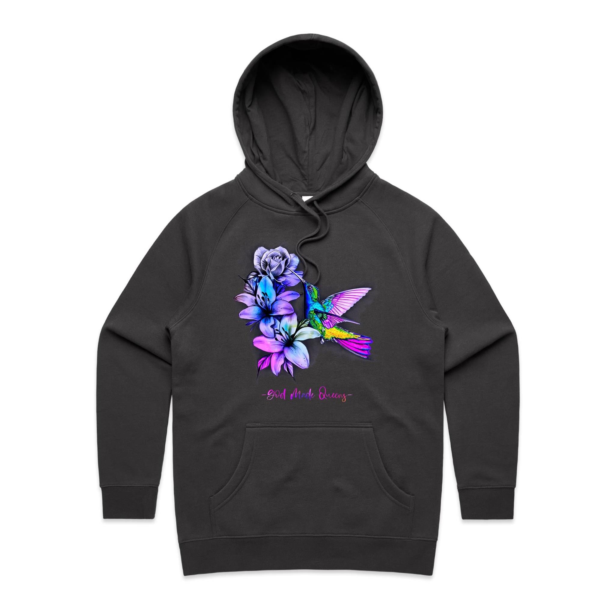 HUMMINGBIRD Hoodie Front Print