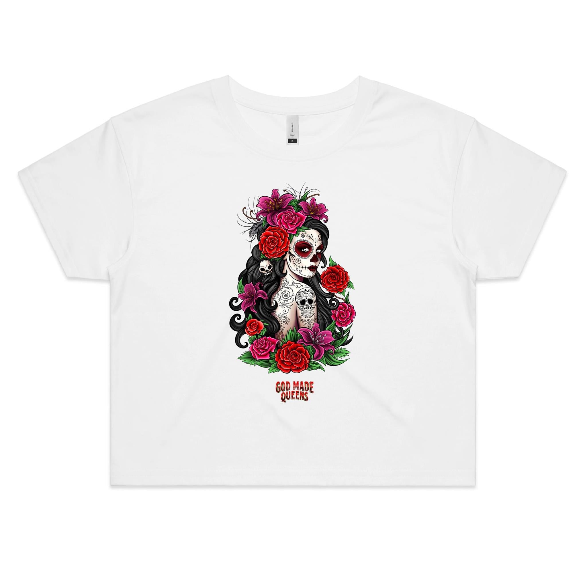 EL AMOR NEVER DIES Crop Front Print