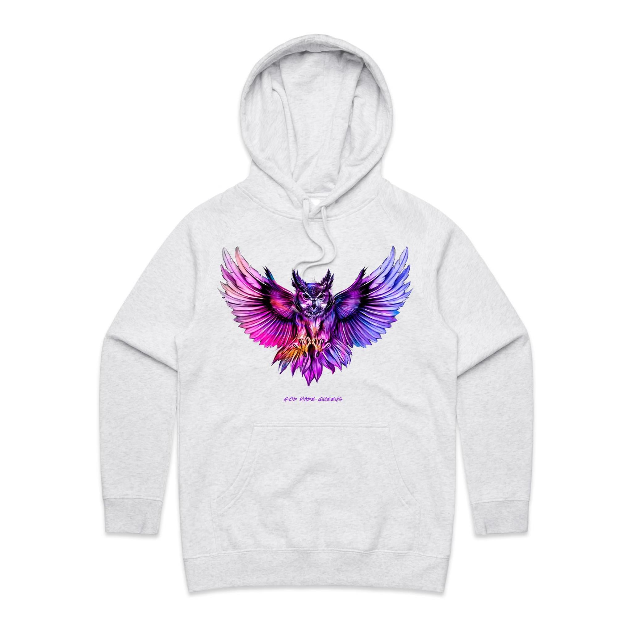 ENCHANTED OWL Hoodie Front Print