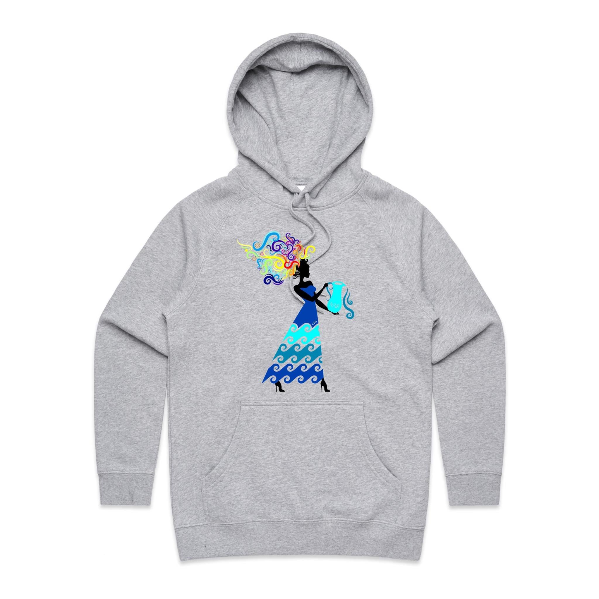 AQUARIUS Hoodie Front Print