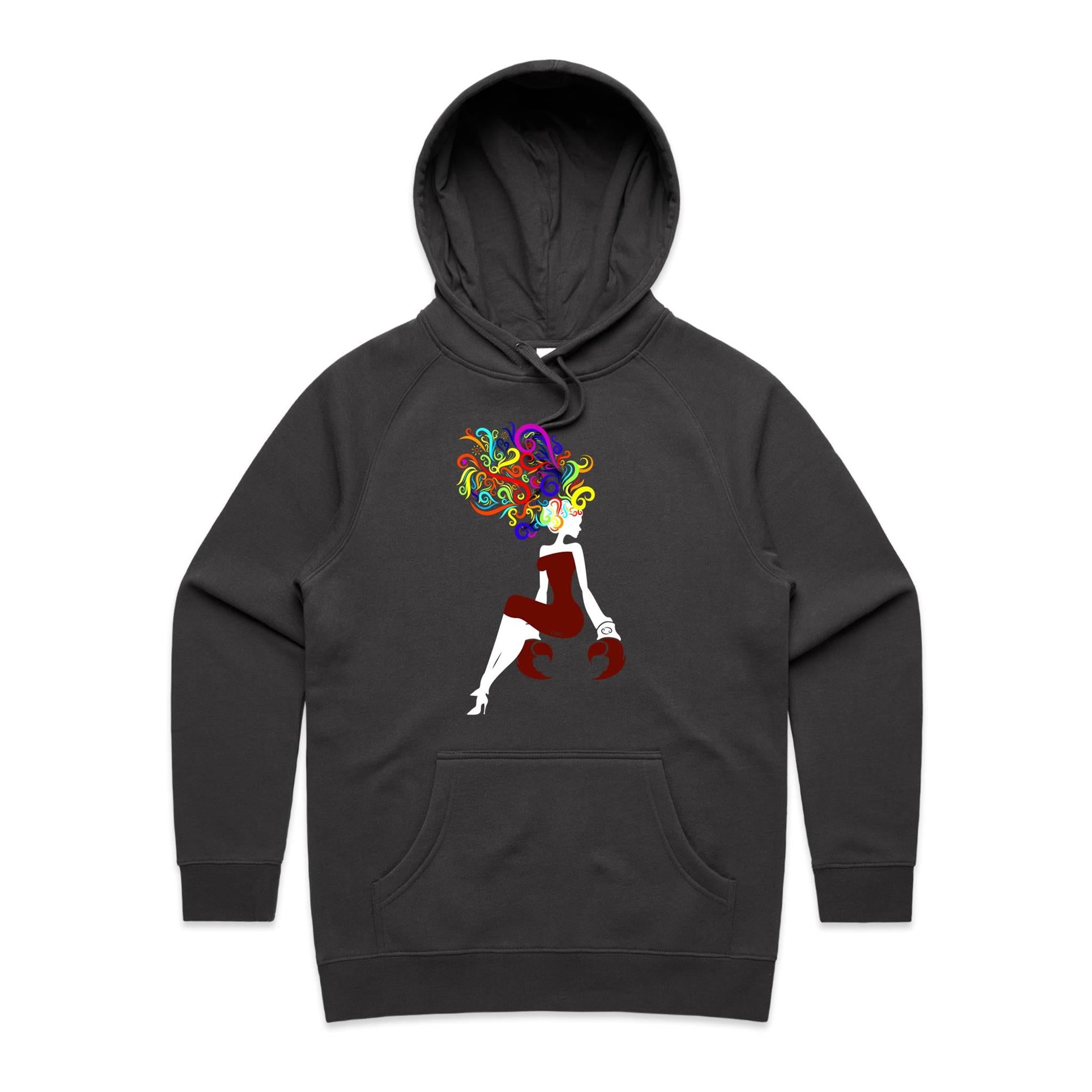 CANCER Hoodie Front Print