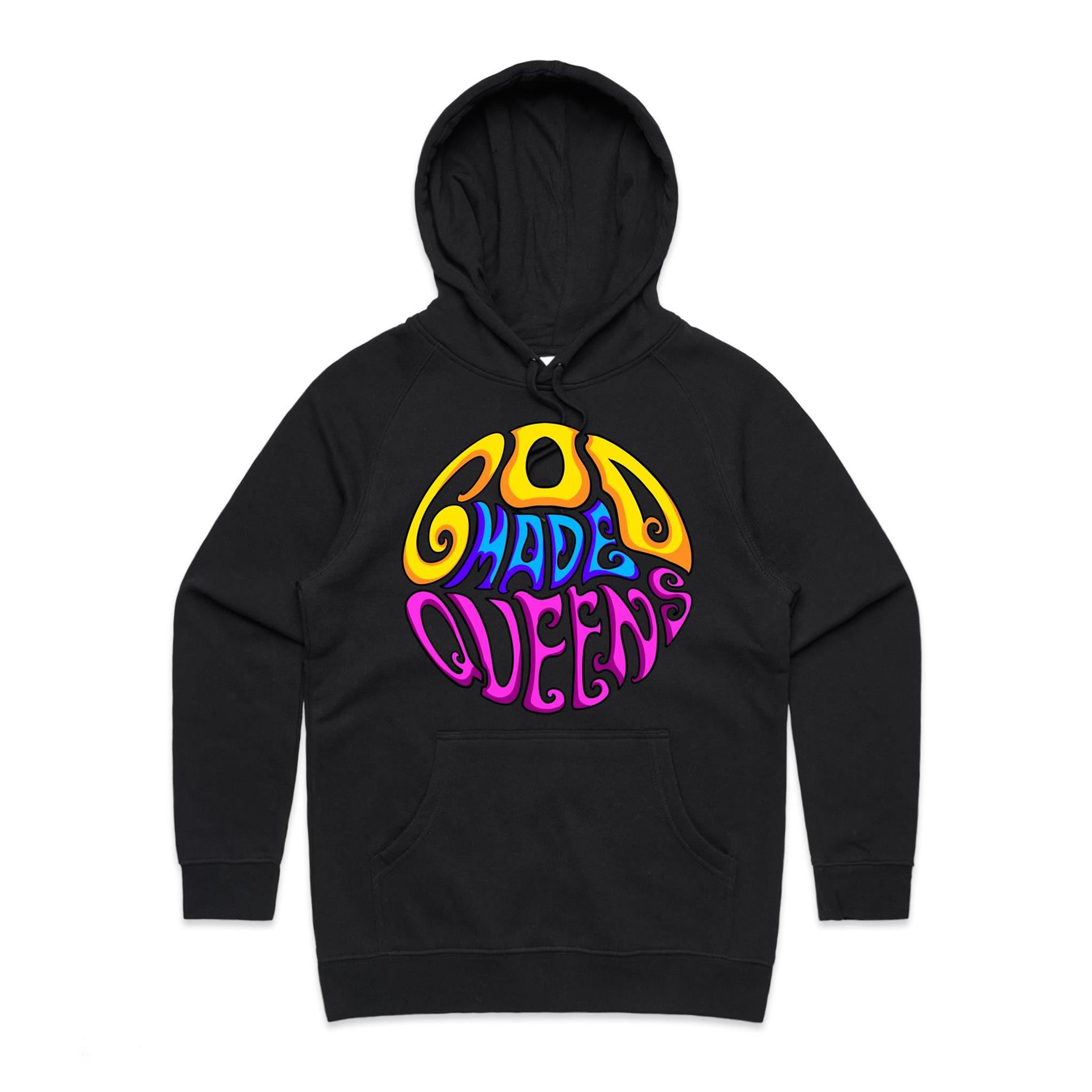 CIRCLE OF QUEENS Hoodie Front Print