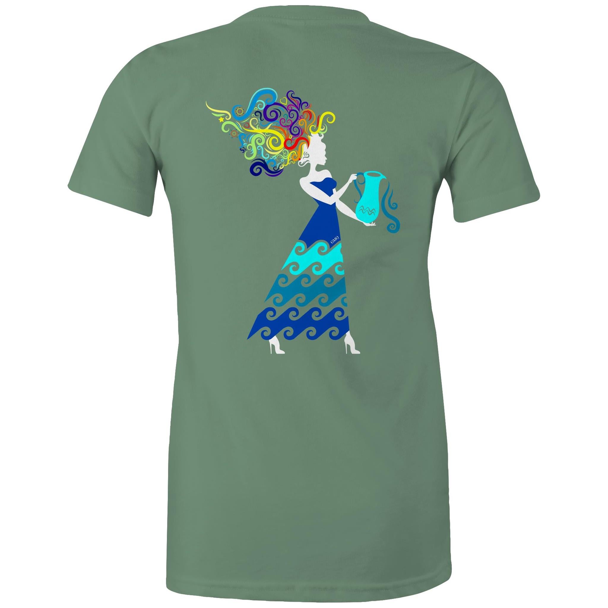 AQUARIUS T-Shirt Back Print