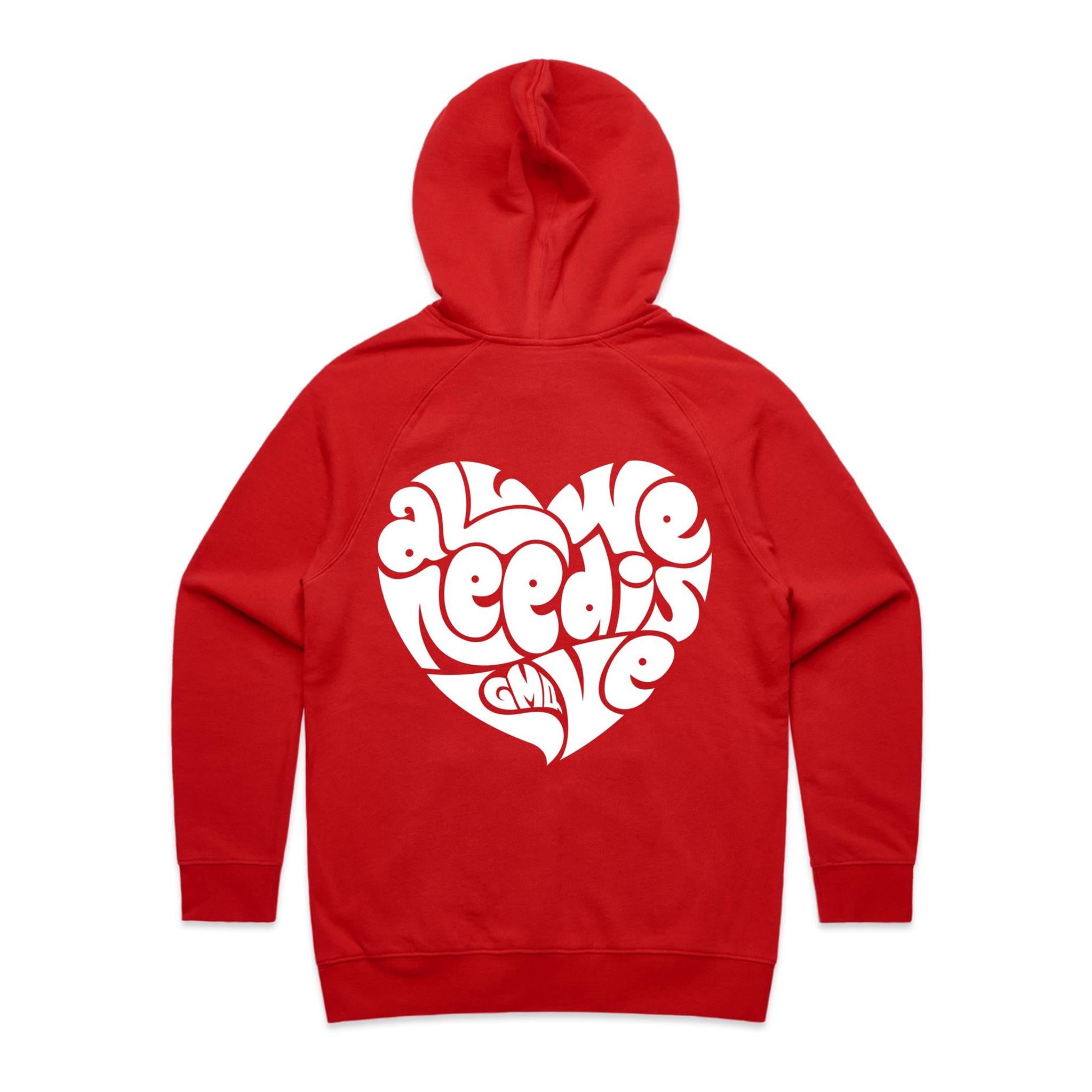 LOVE Hoodie Back Print