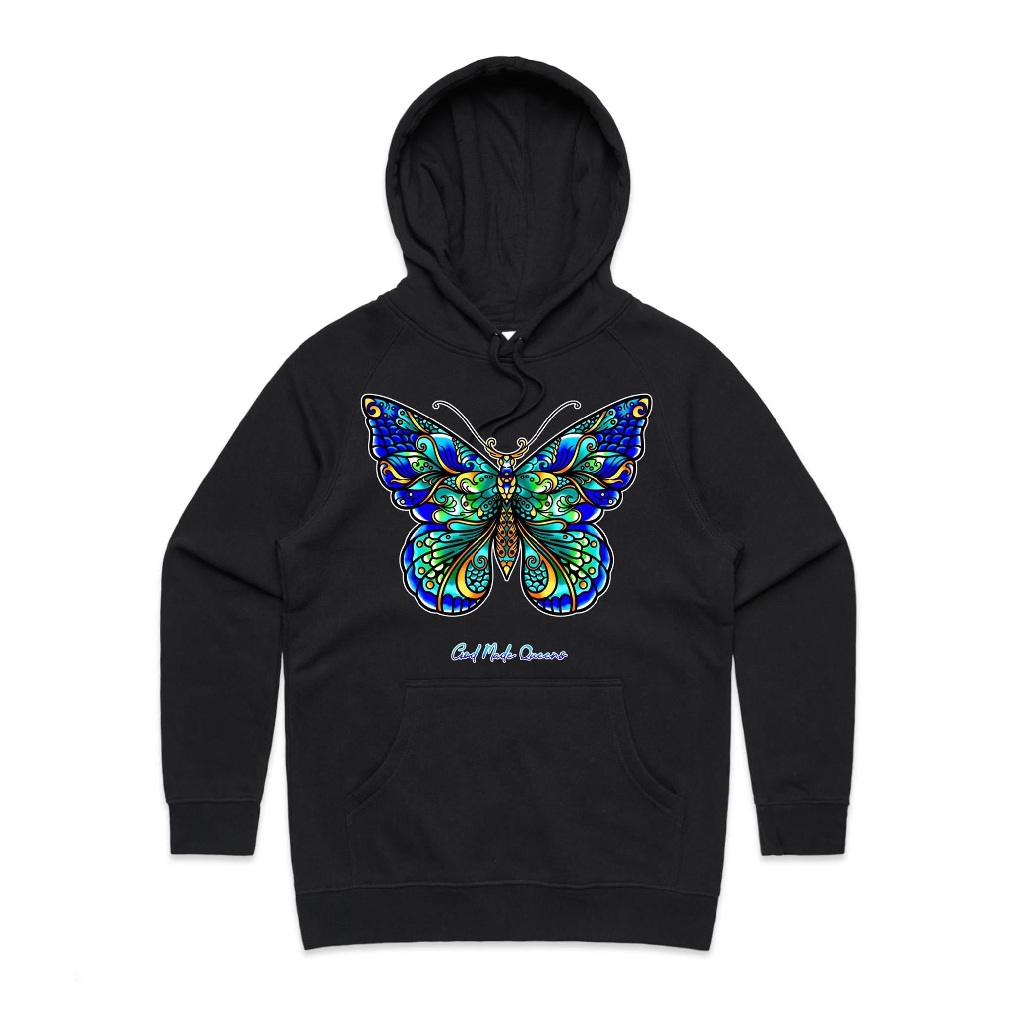 BUTTERFLY Hoodie Front Print