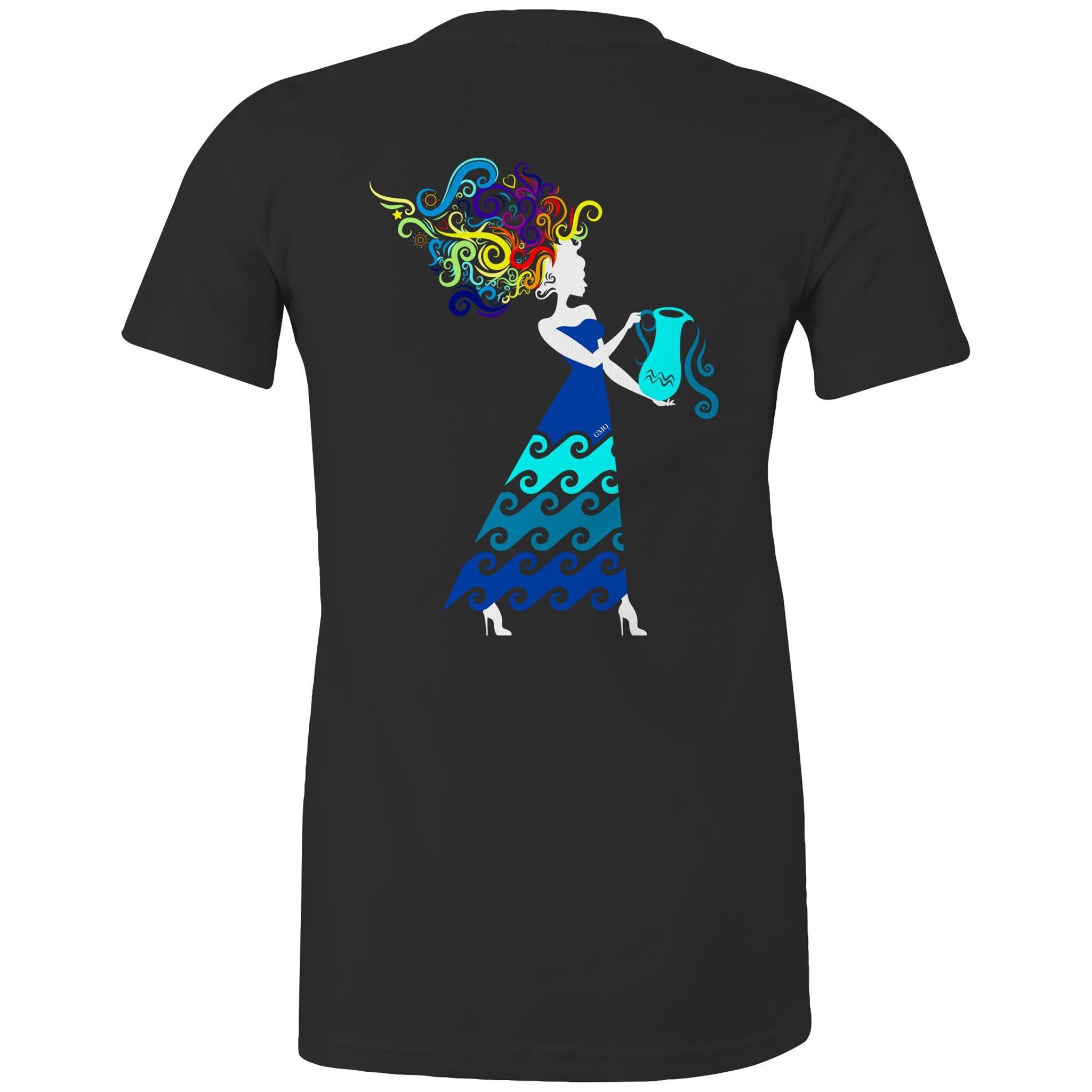 AQUARIUS T-Shirt Back Print