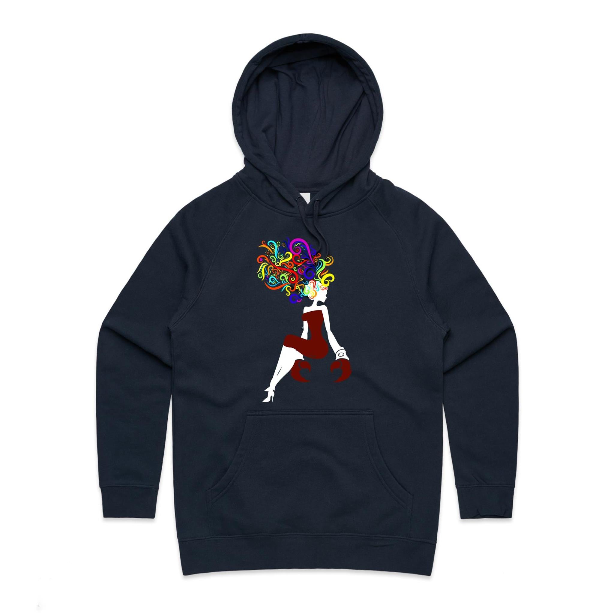 CANCER Hoodie Front Print