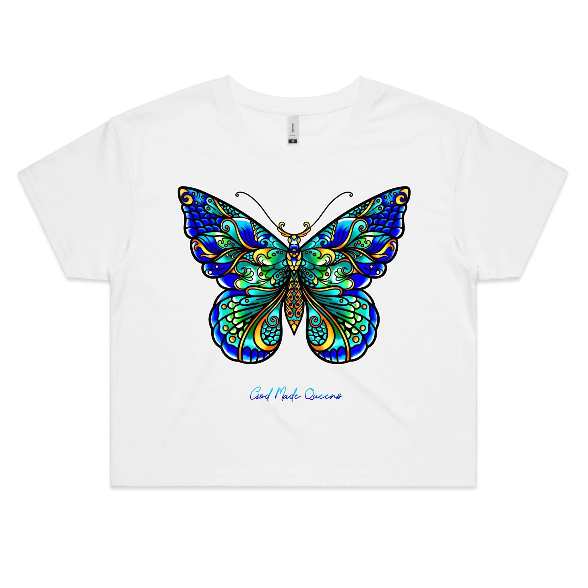 BUTTERFLY Crop Front Print