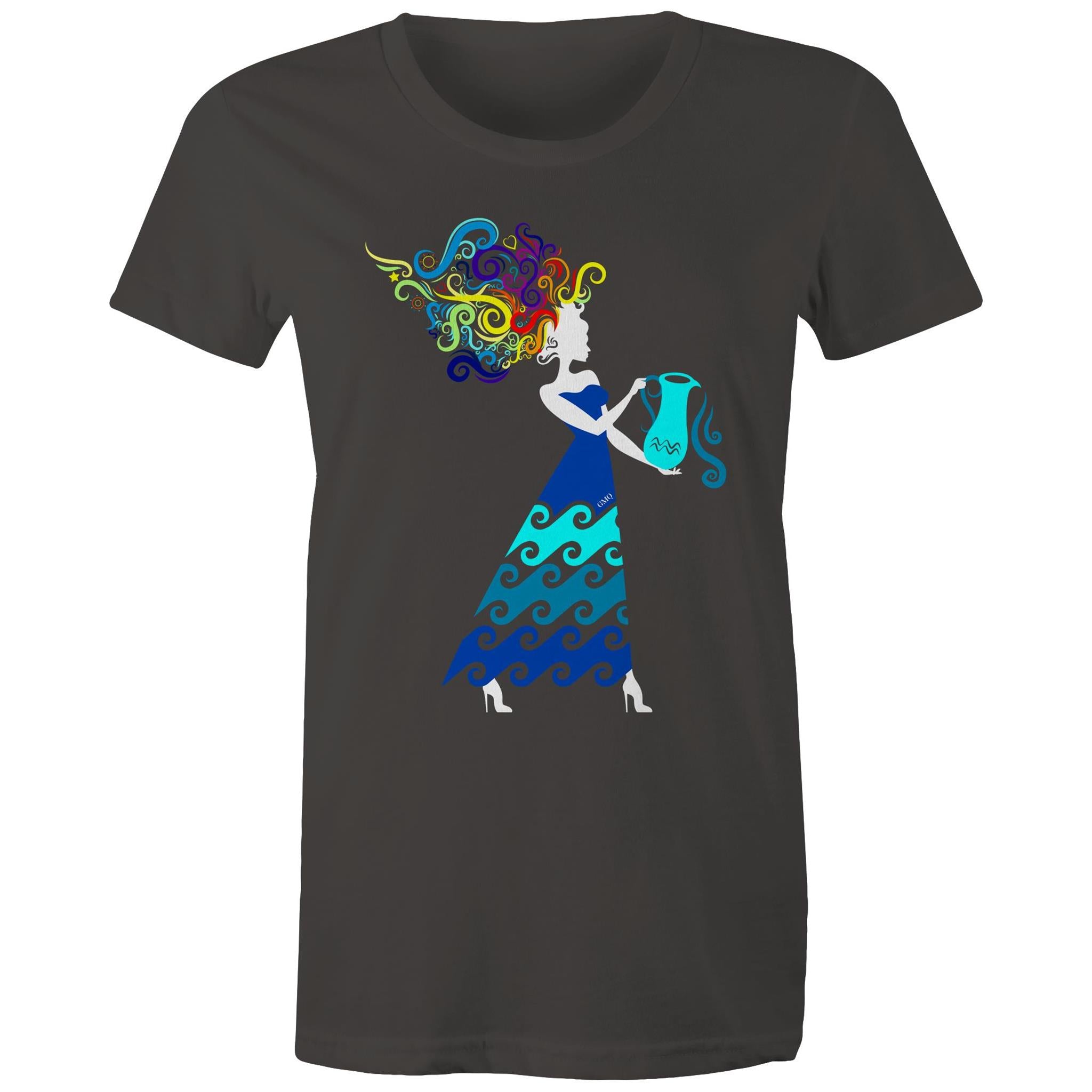 AQUARIUS T-Shirt Front Print