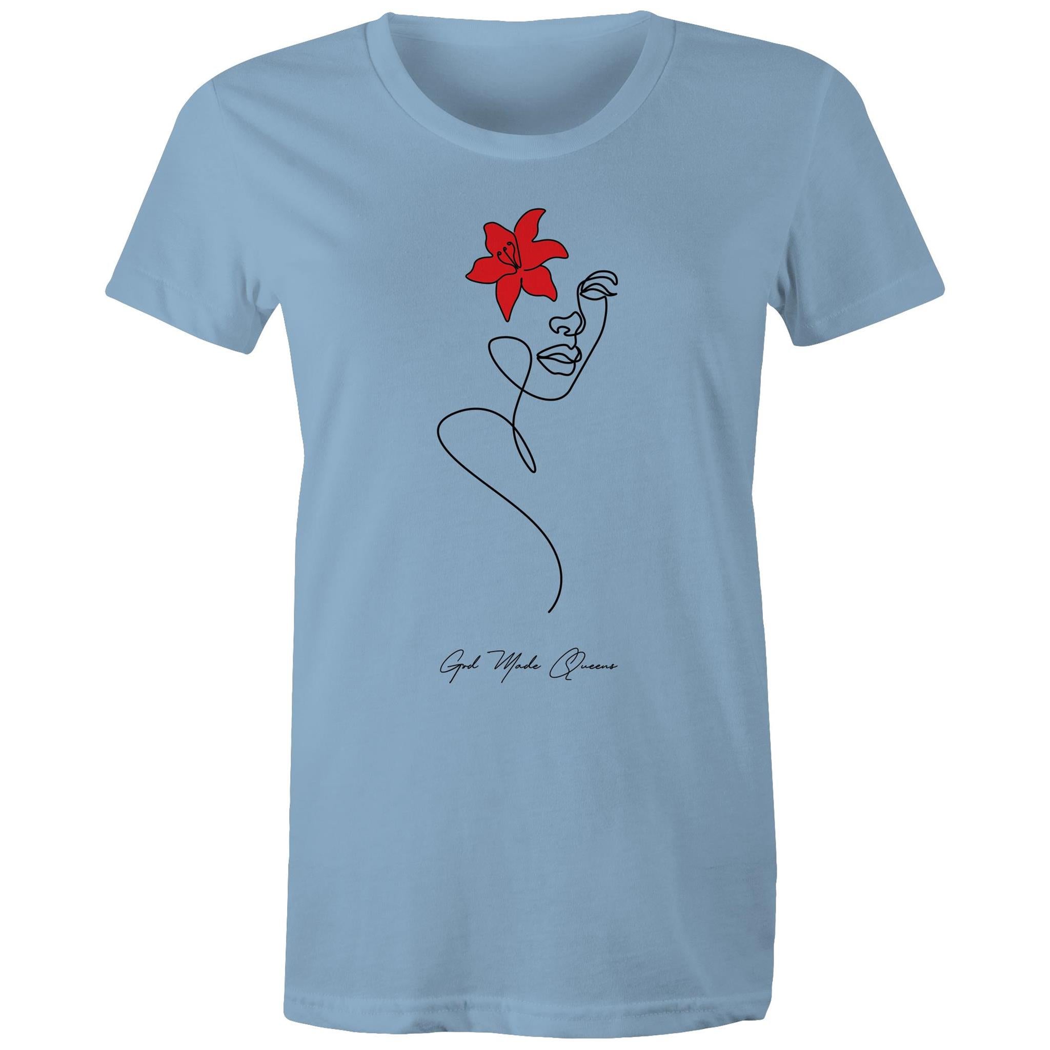 RED FLOWER T-Shirt Front Print