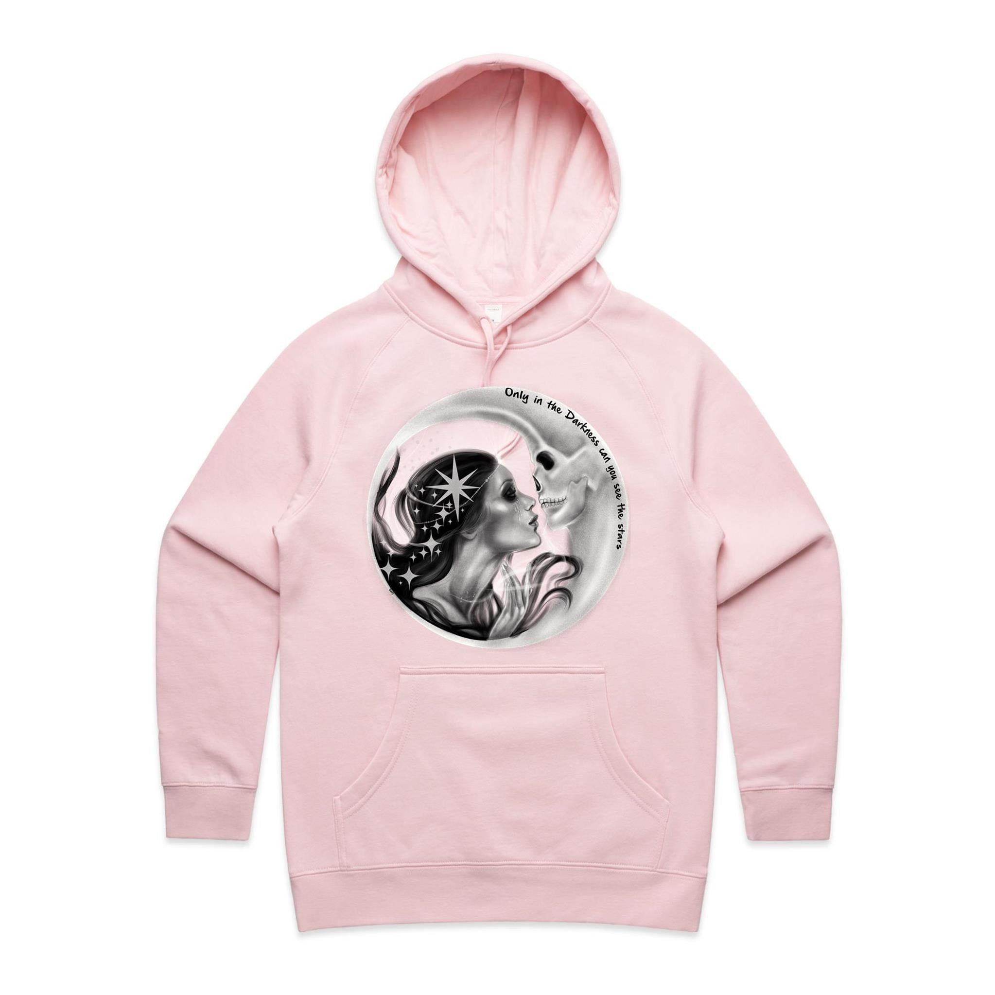 DARK MOON Hoodie Front Print