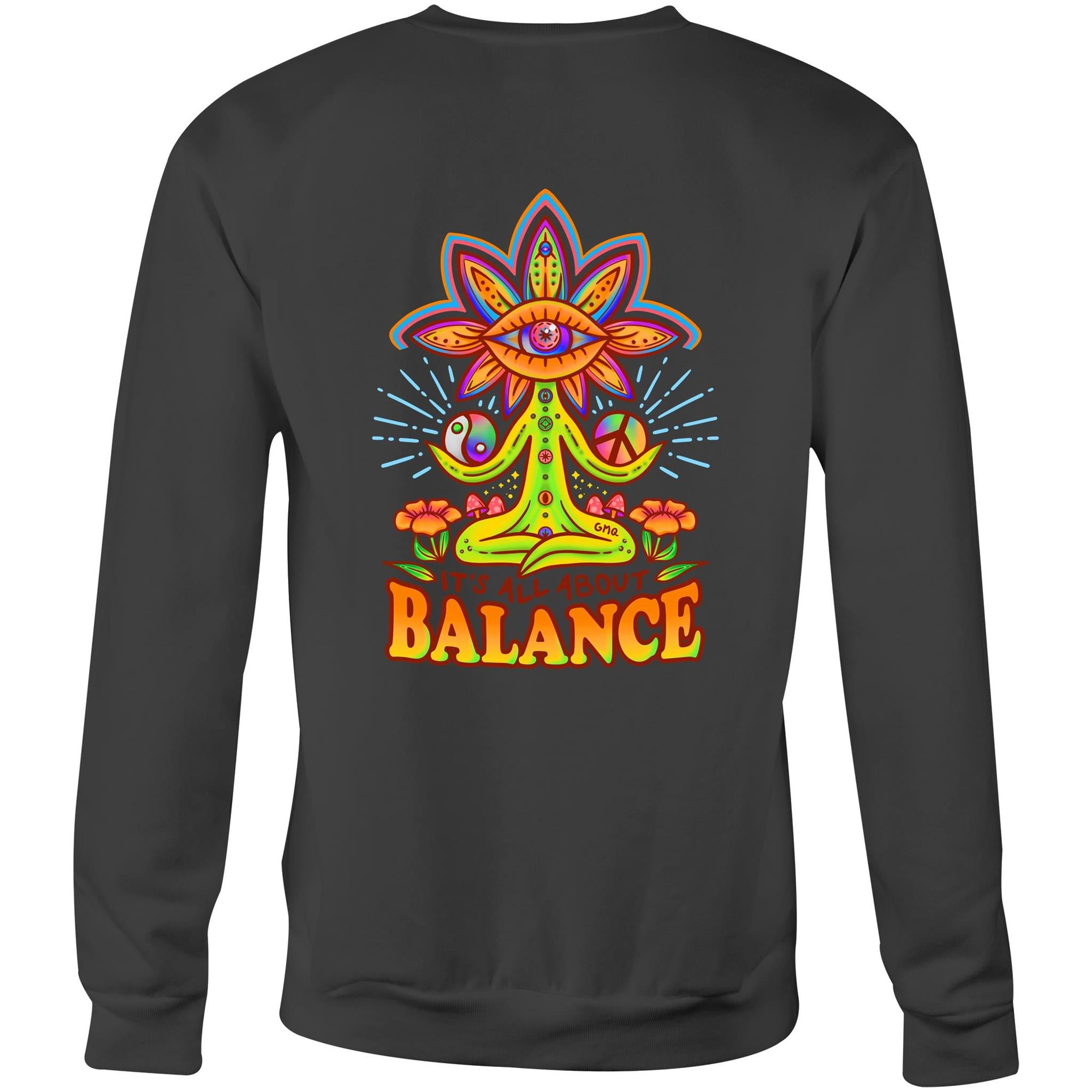 LIFE BALANCE Sweatshirt Back Print