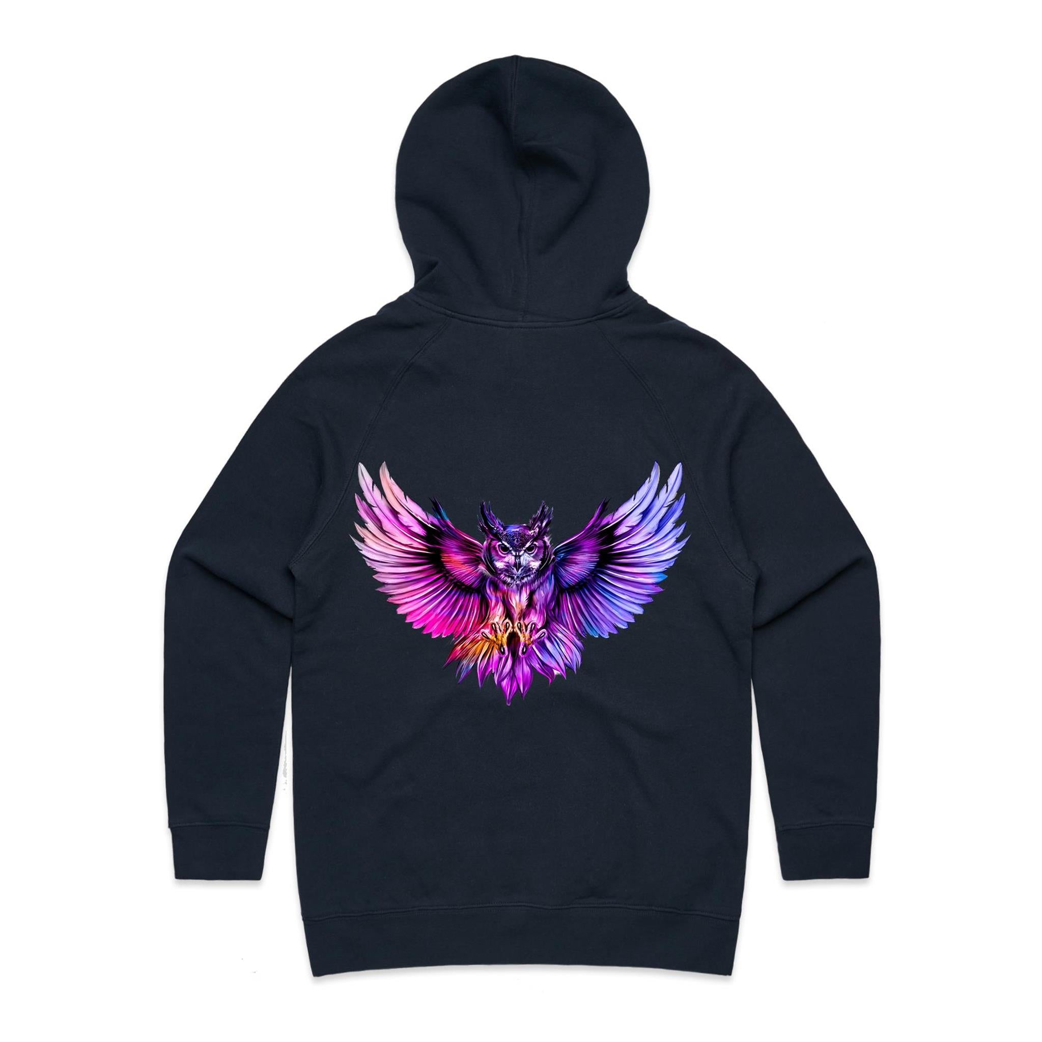 ENCHANTED OWL Hoodie Back Print